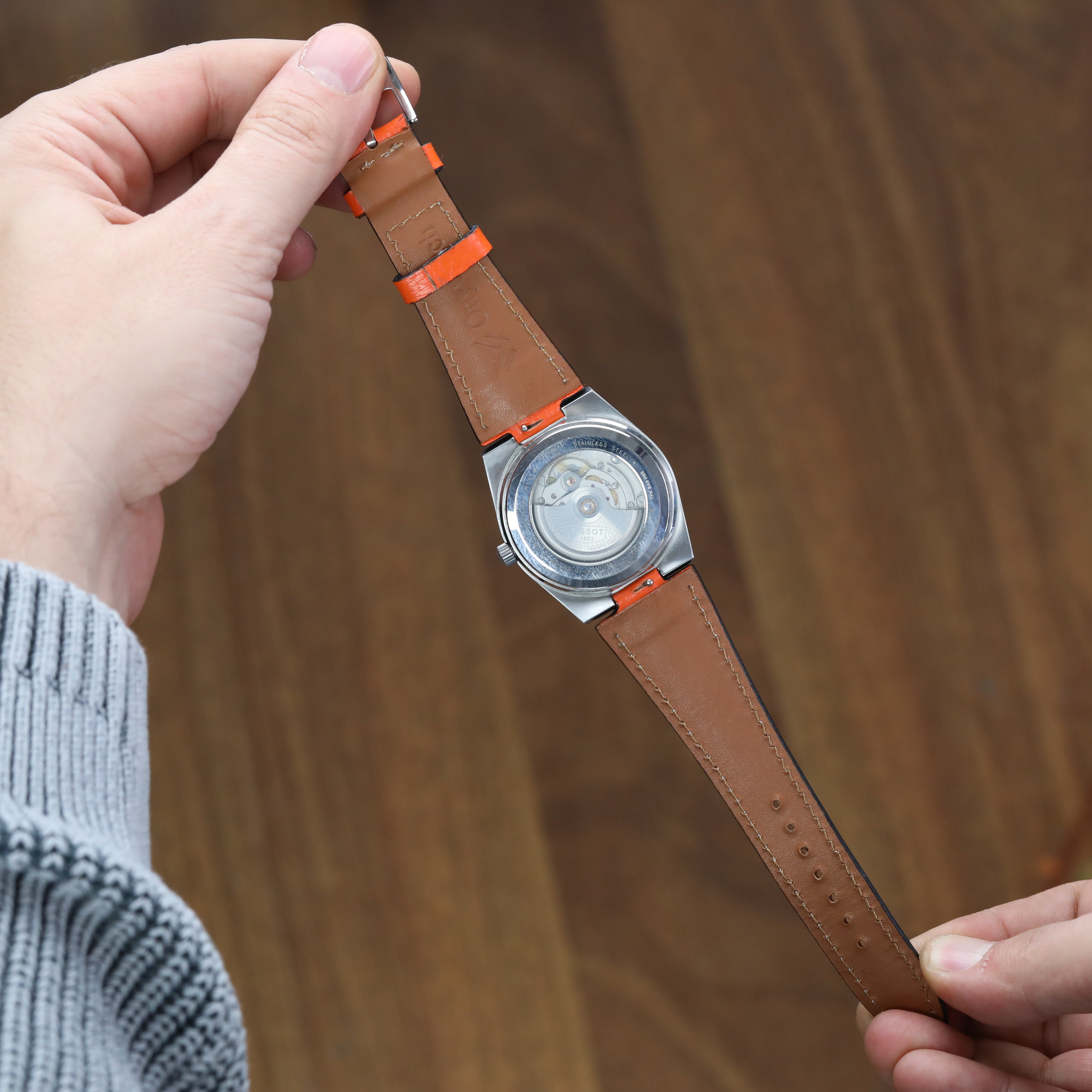 Prx Leather Strap - Orange