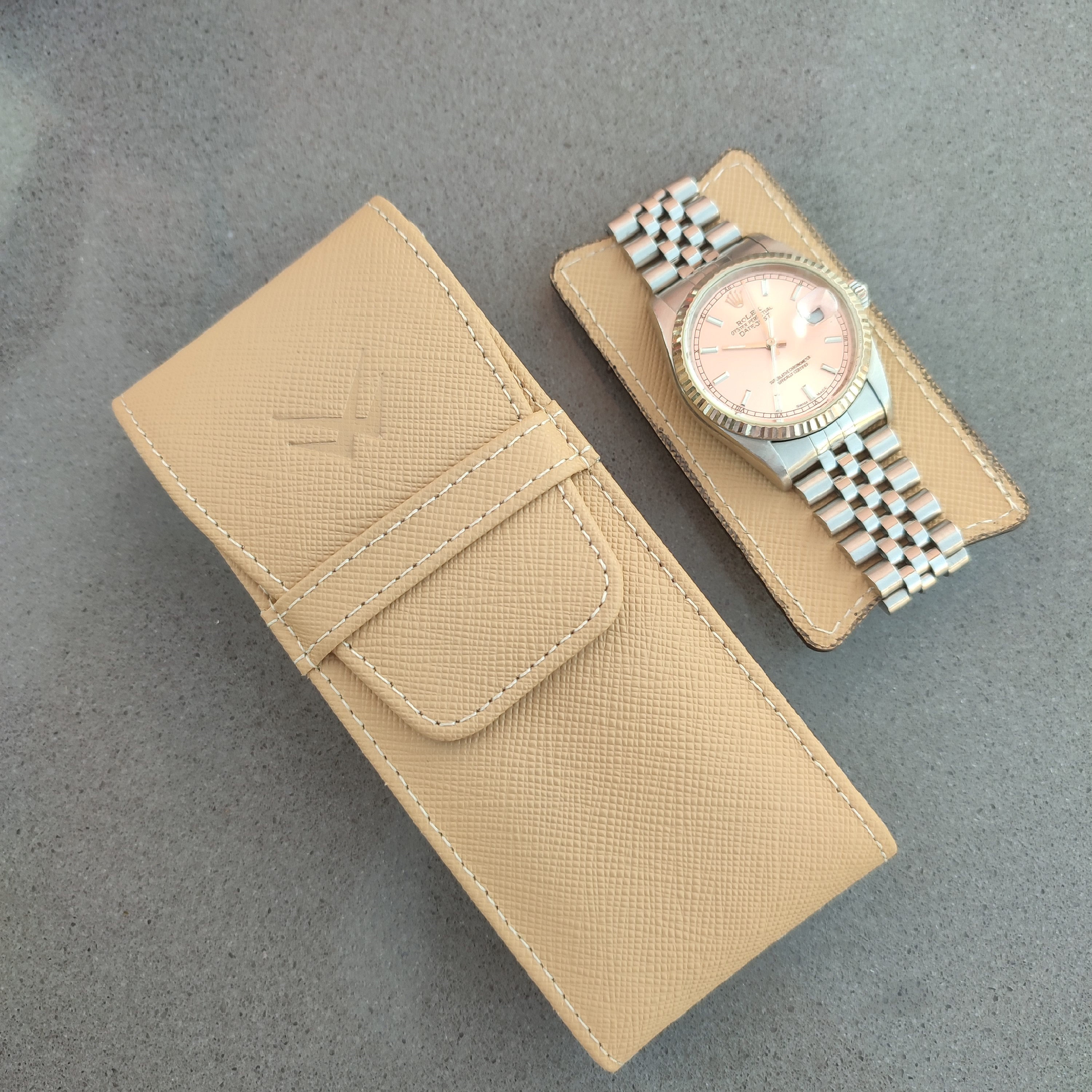 The Pouch Watch Travel Case / Beige