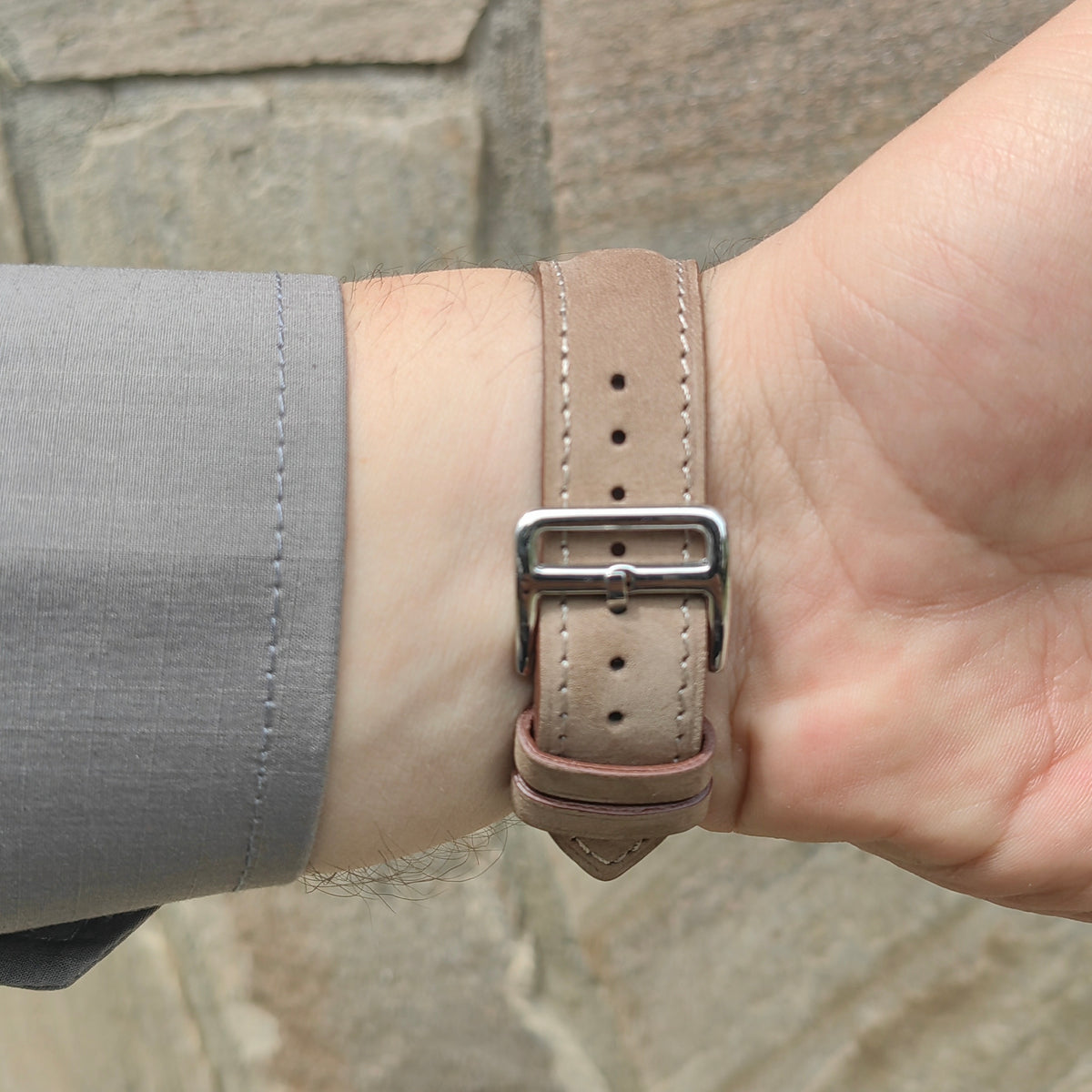 Prx Leather Watch Strap - Brown
