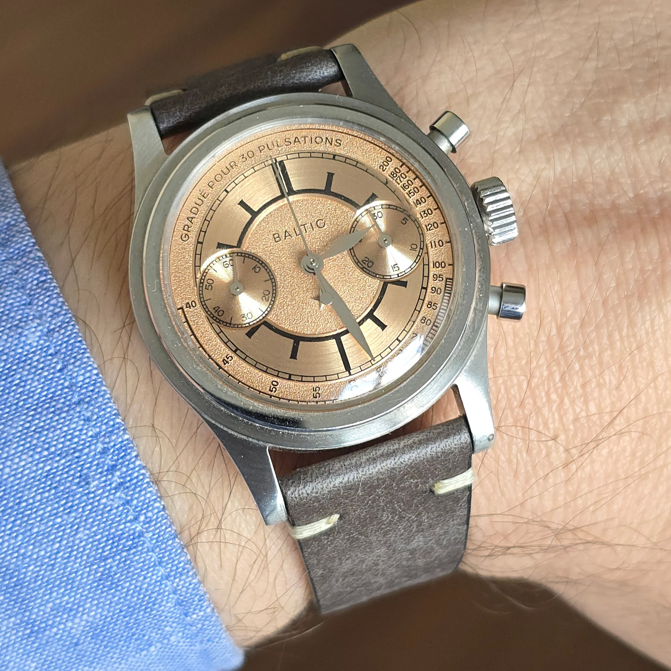 Vintage Style Leather Strap