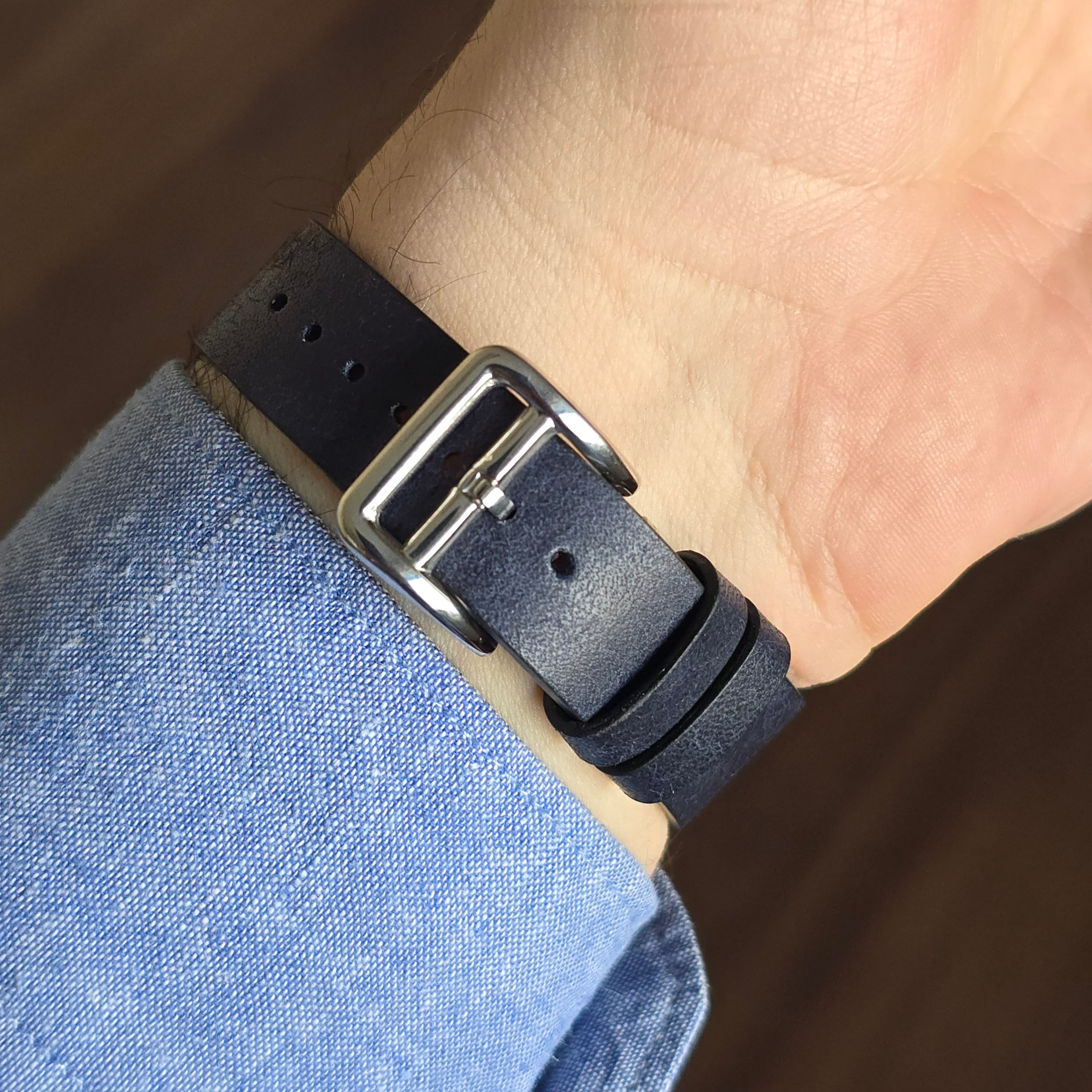 Vintage Style Leather Strap