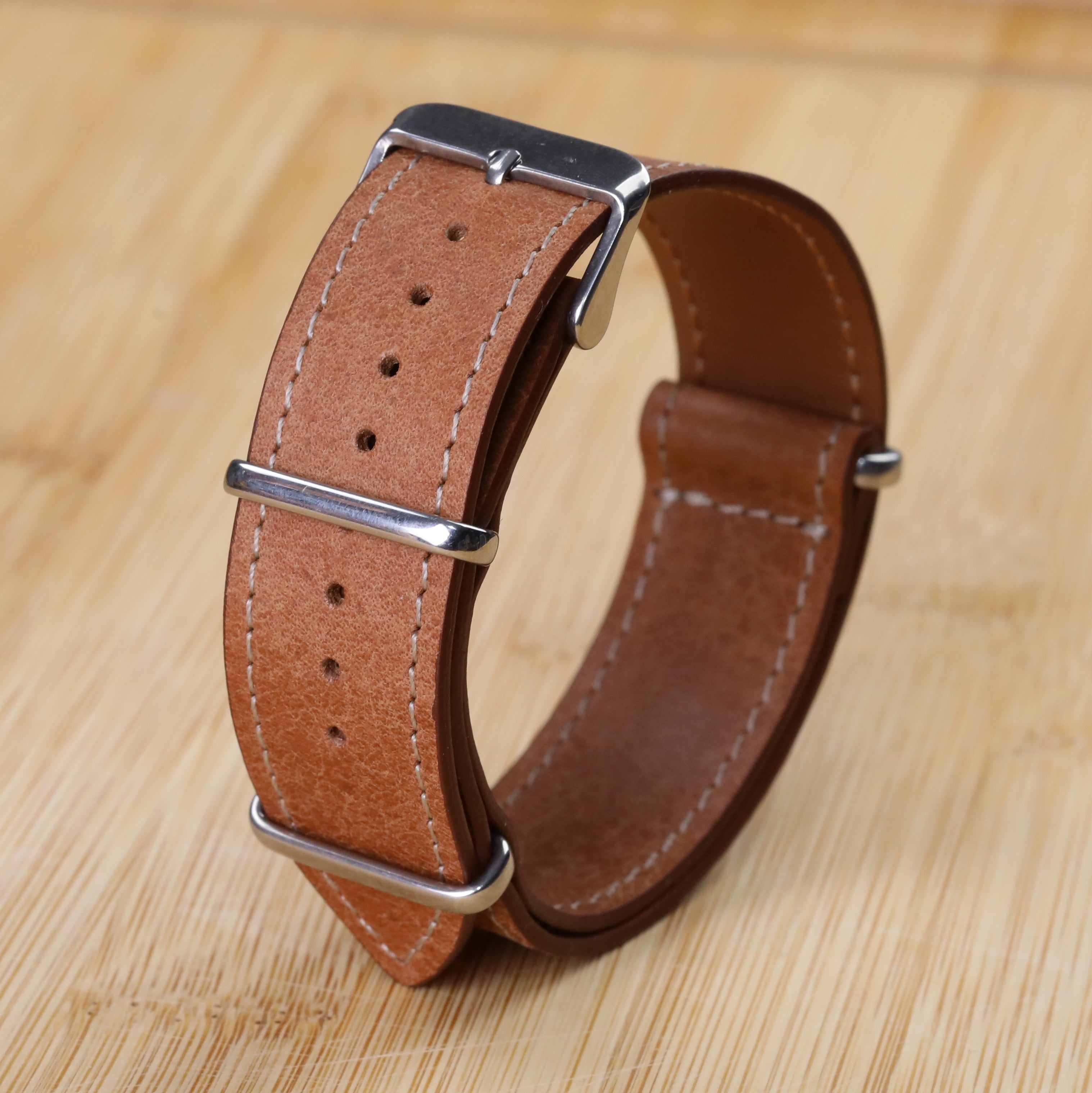 Nato Leather Watch Strap