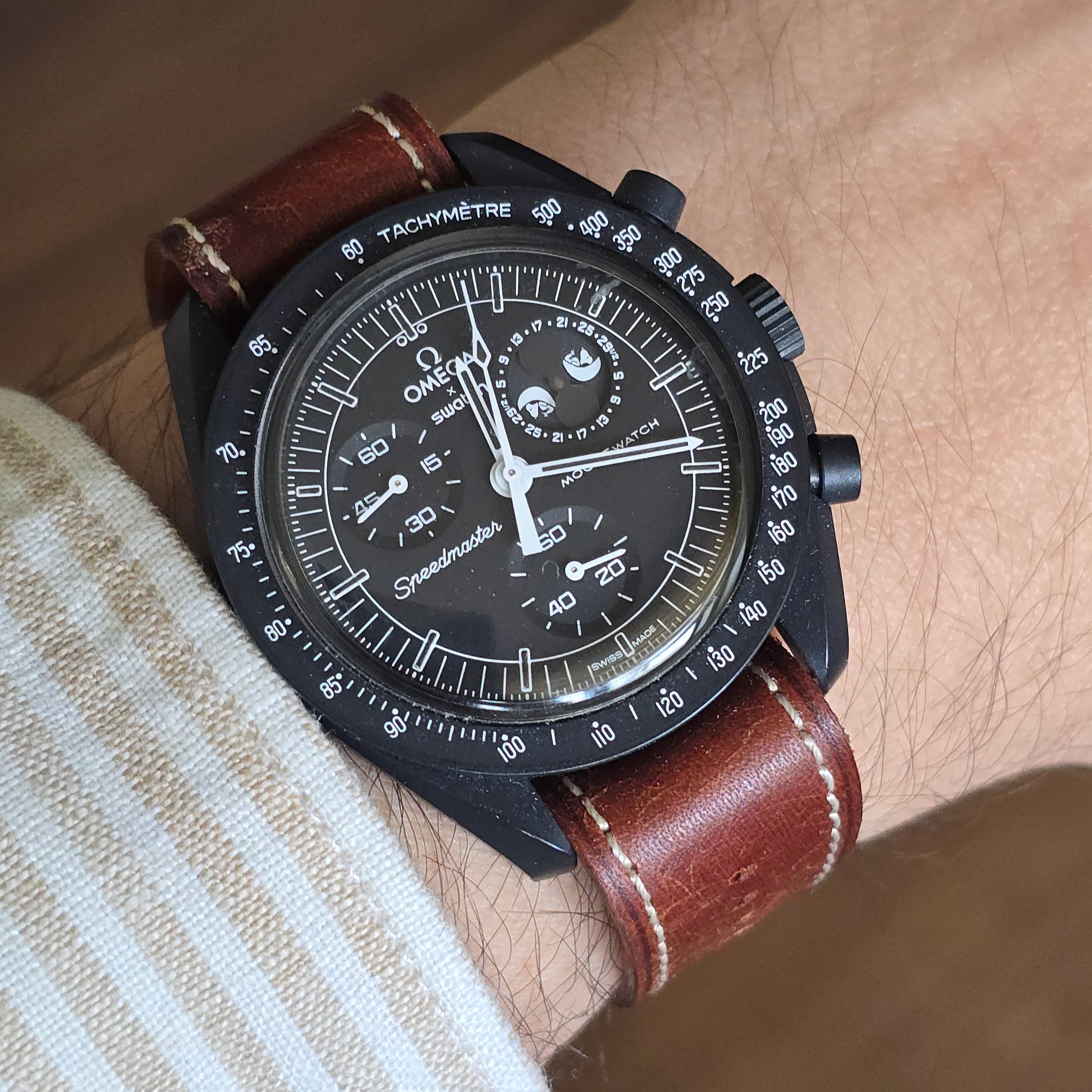 Nato Leather Watch Strap
