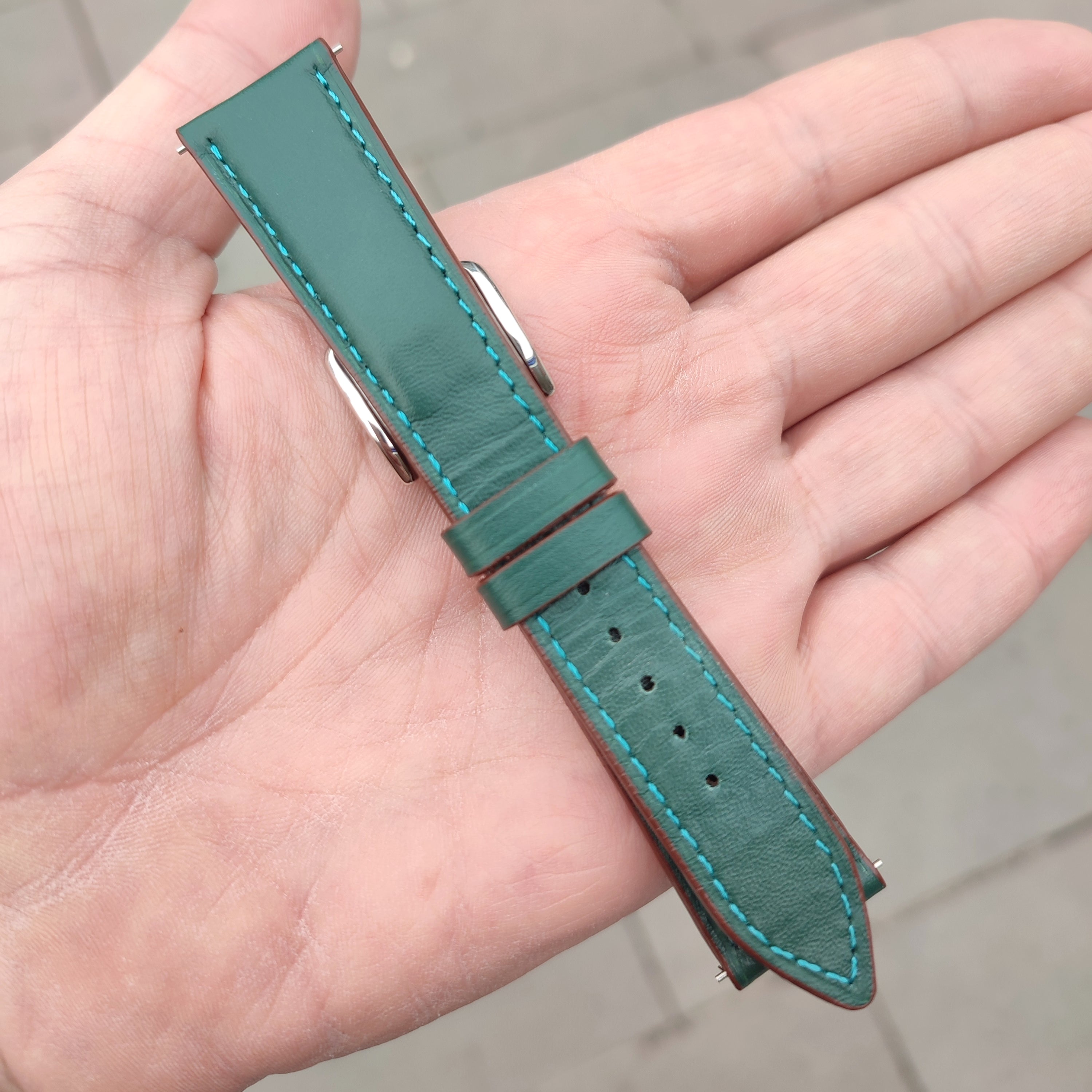 Napa Leather Strap - Green