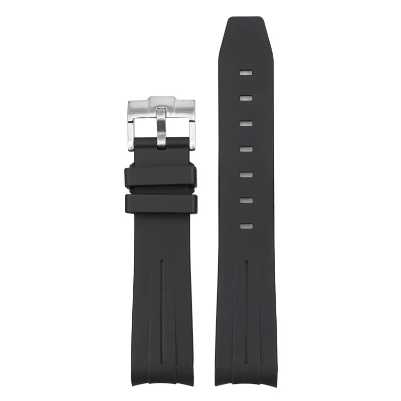 Moonswatch Compatible Rubber Strap - Black