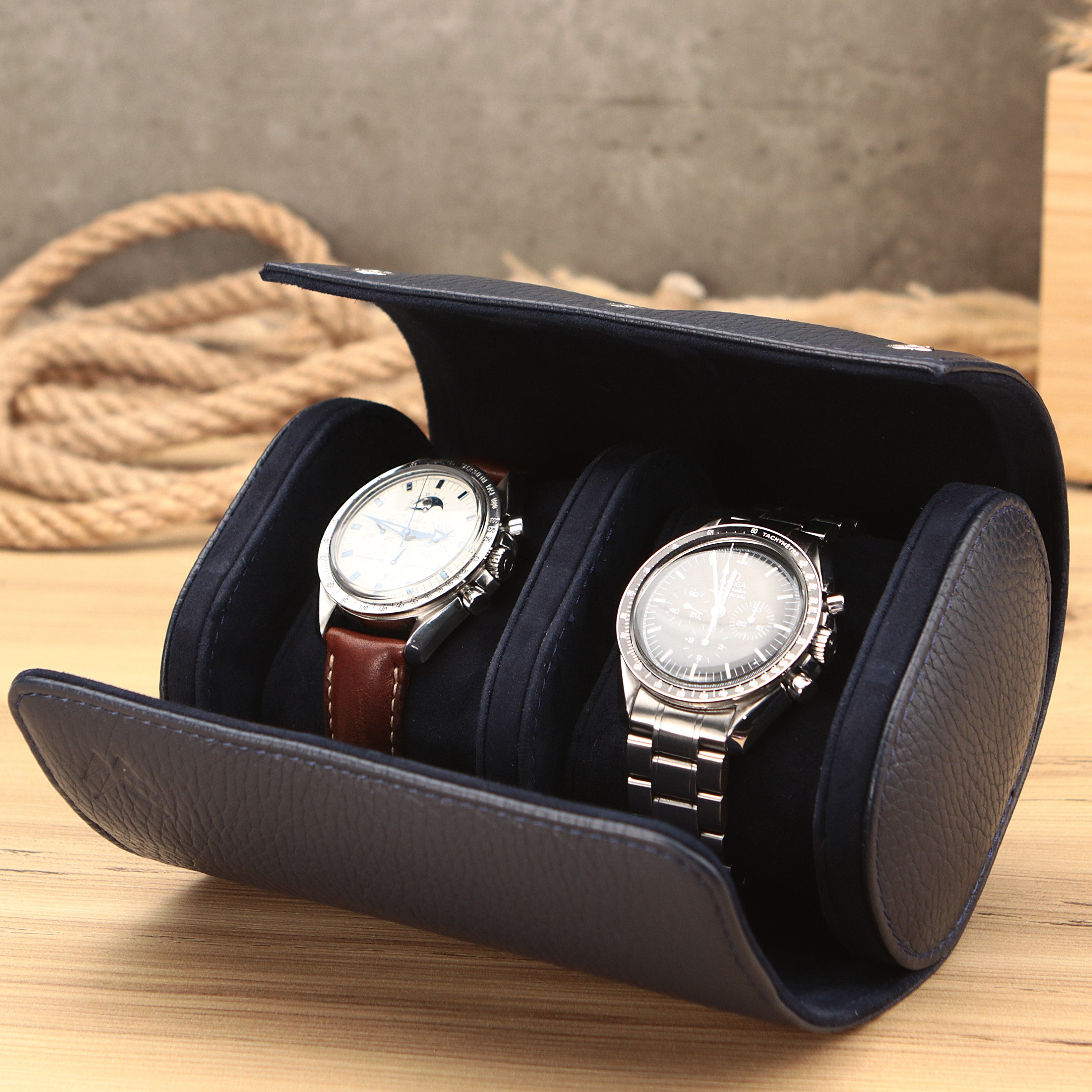 Leather Watch Roll for 2