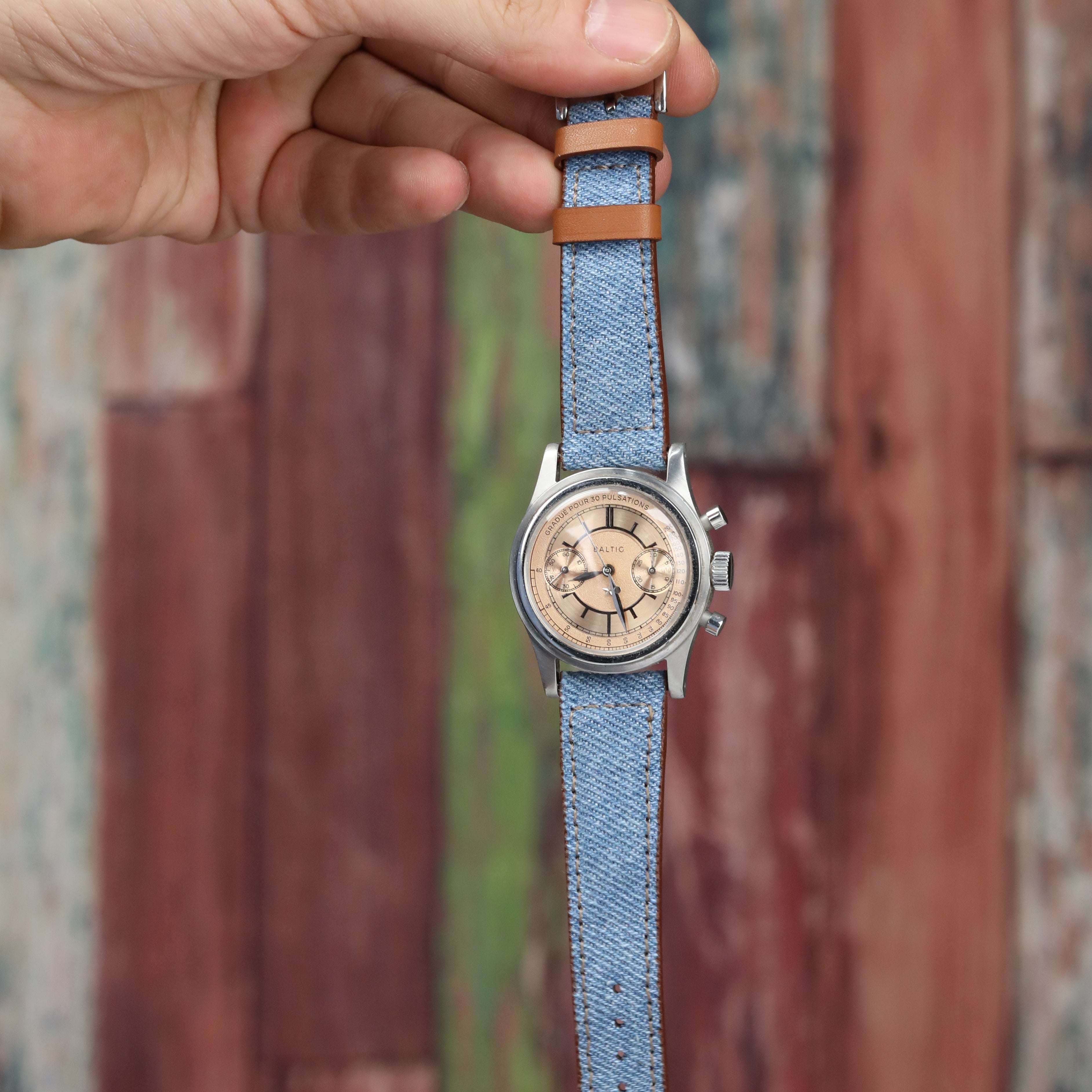 Denim Watch Strap -