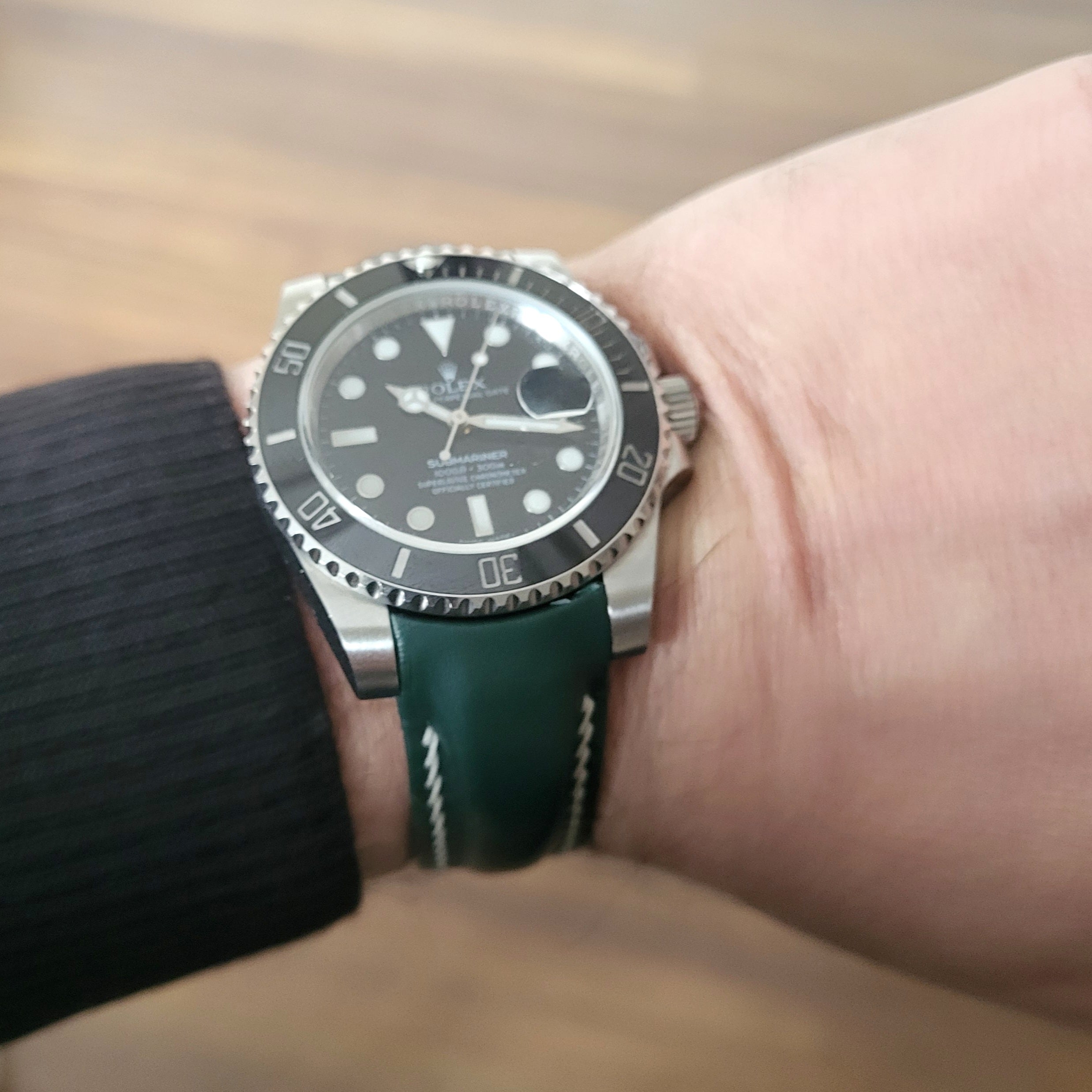 Submariner / Datejust / Explorer Compatible Leather Watch Strap