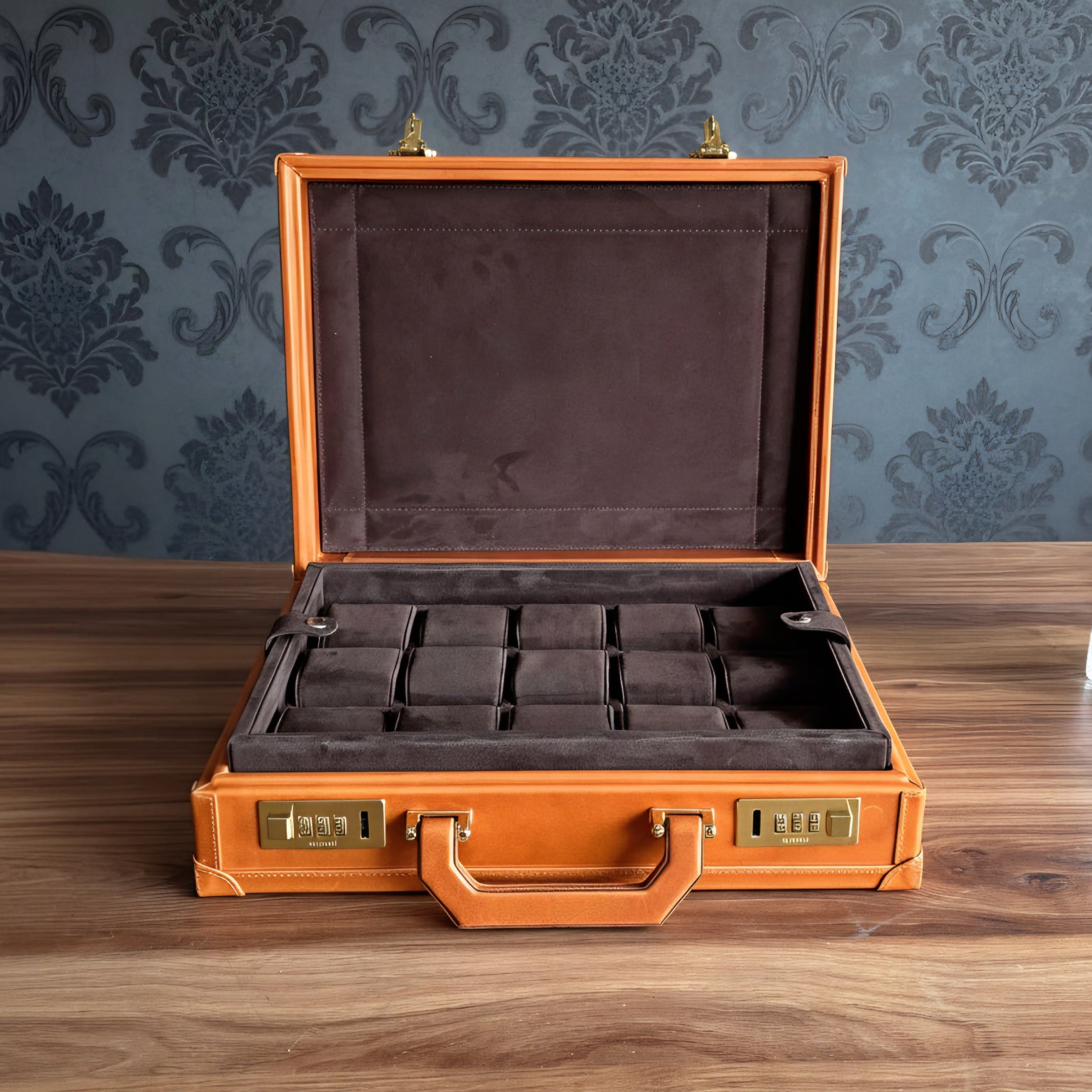 Bond Watch Box for 15 / Tan - Brown