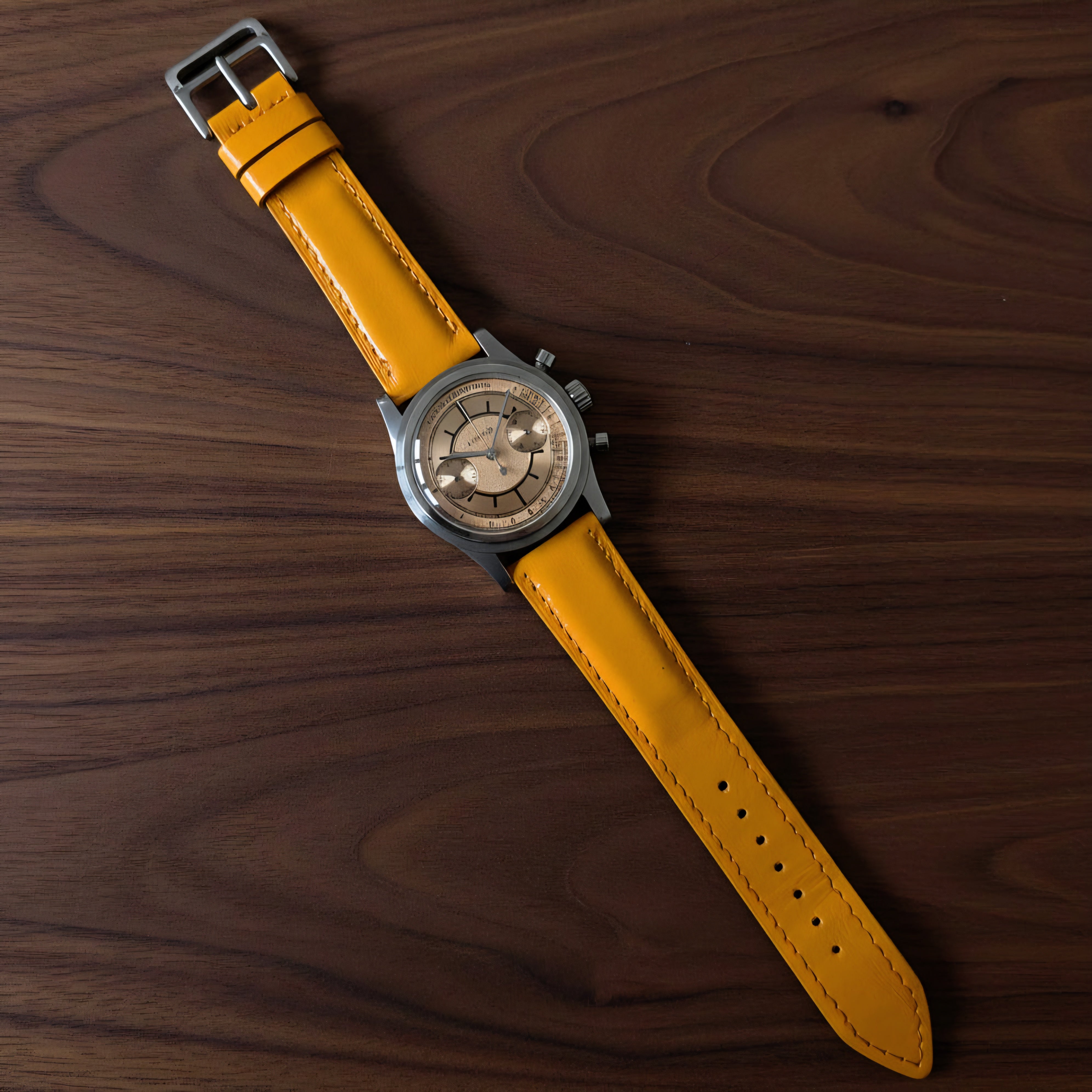 Patent Leather Strap - Yellow