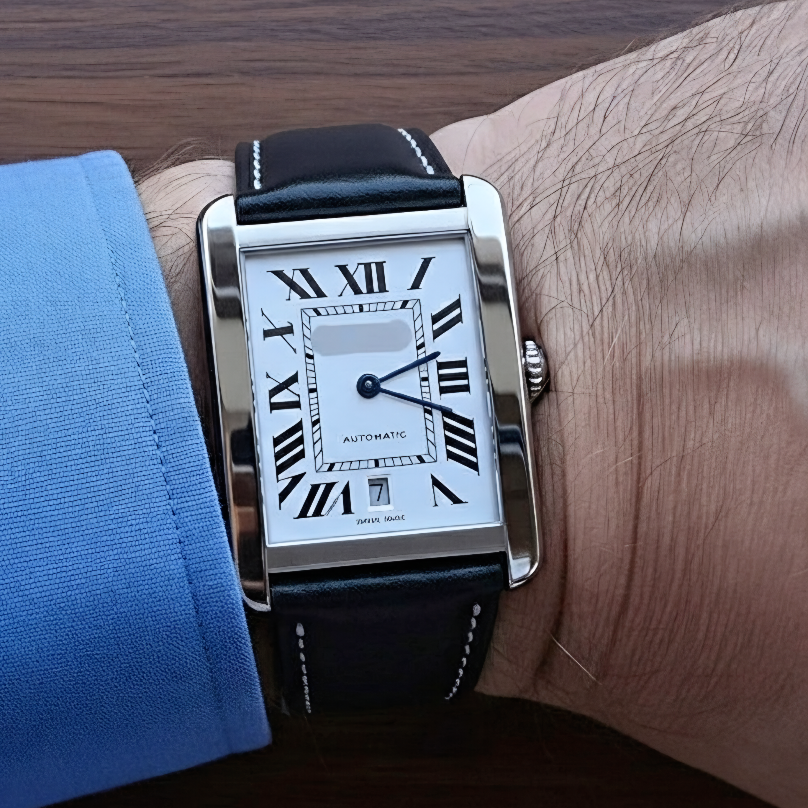 Napa Leather Strap - Black Slim