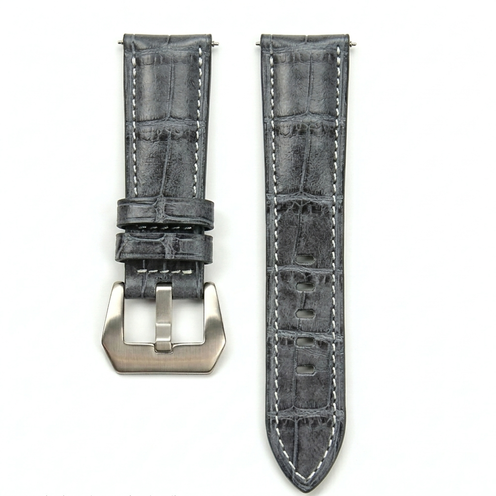 Florentine Series Leather Strap / Antrachite