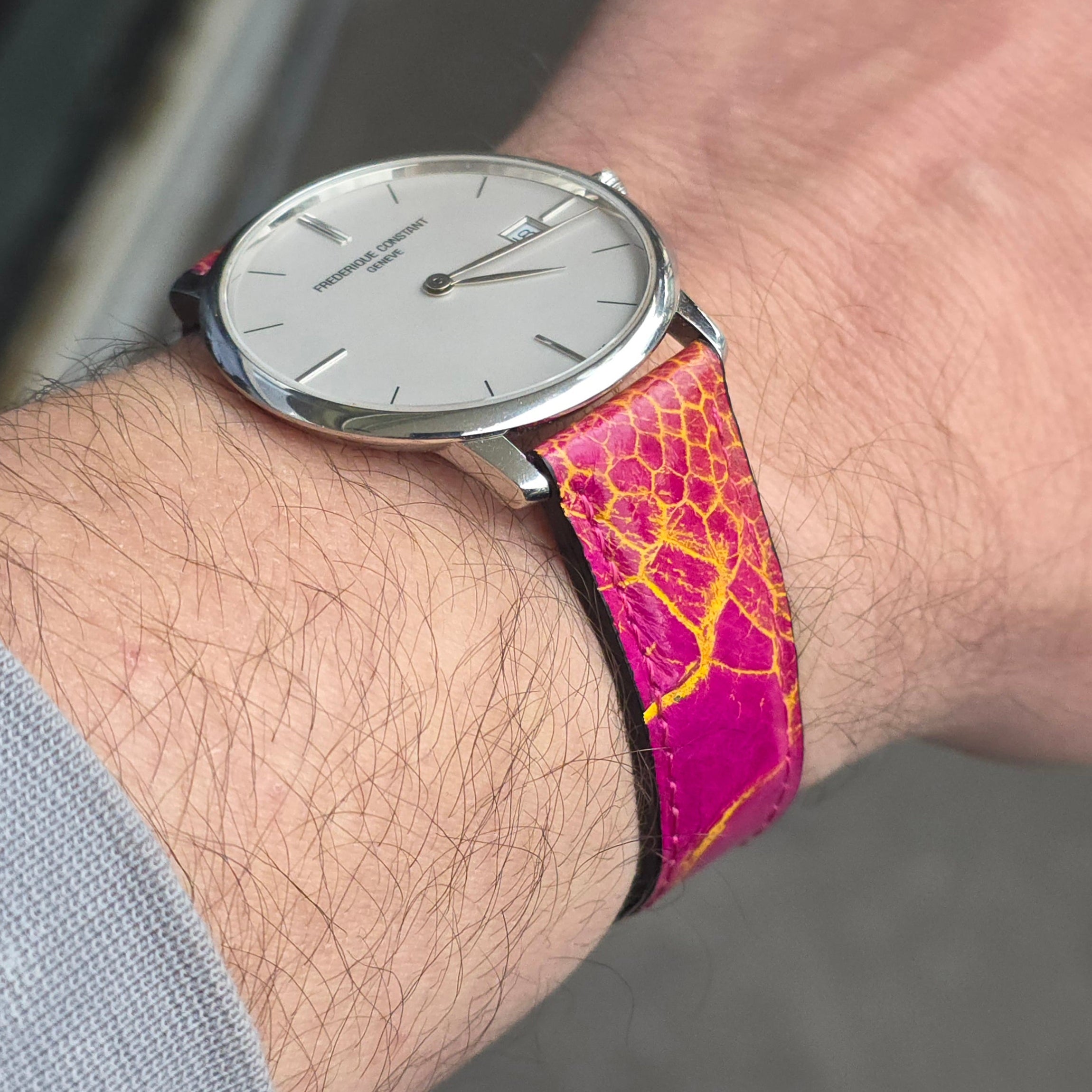 Ostrich Leather Strap