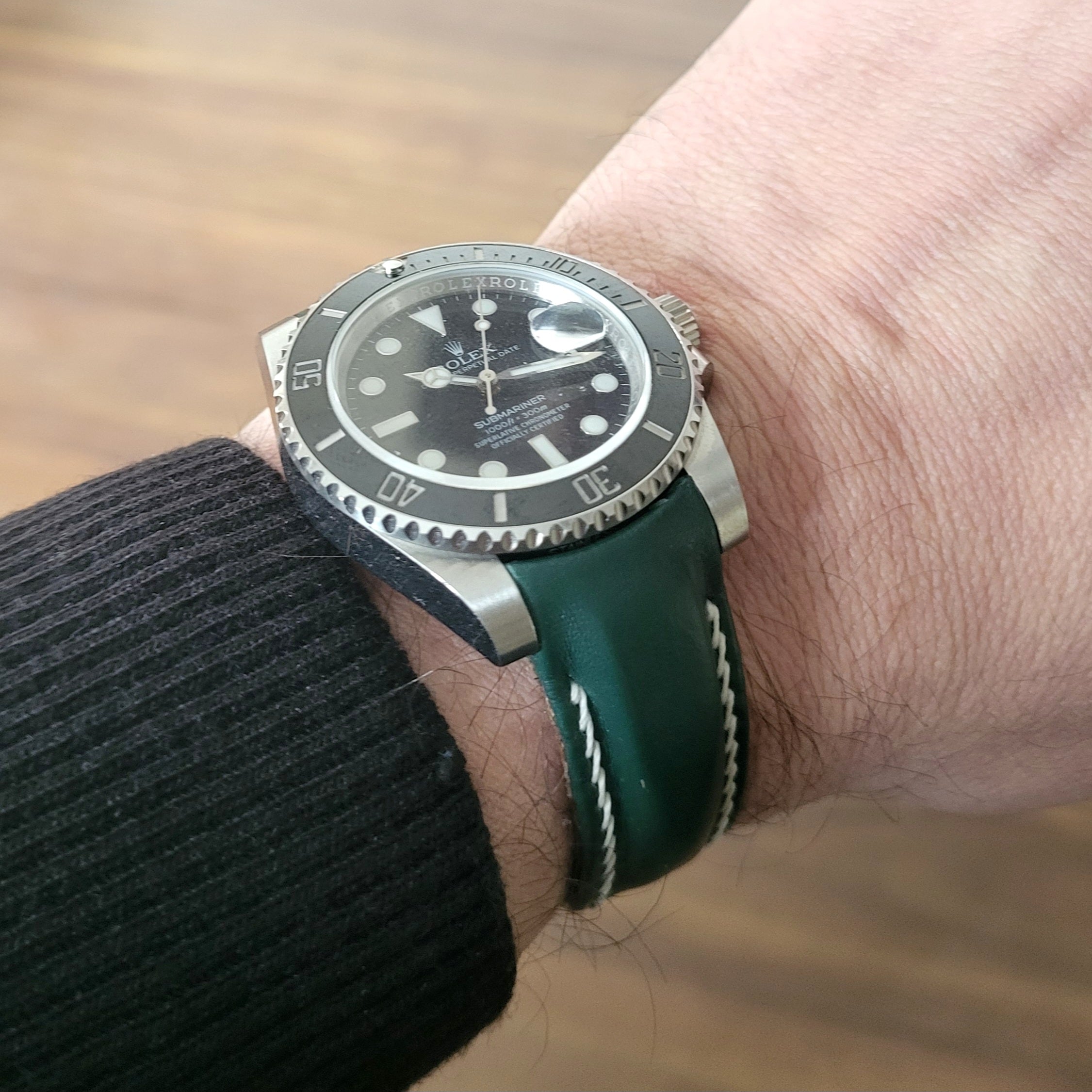 Submariner / Datejust / Explorer Compatible Leather Watch Strap