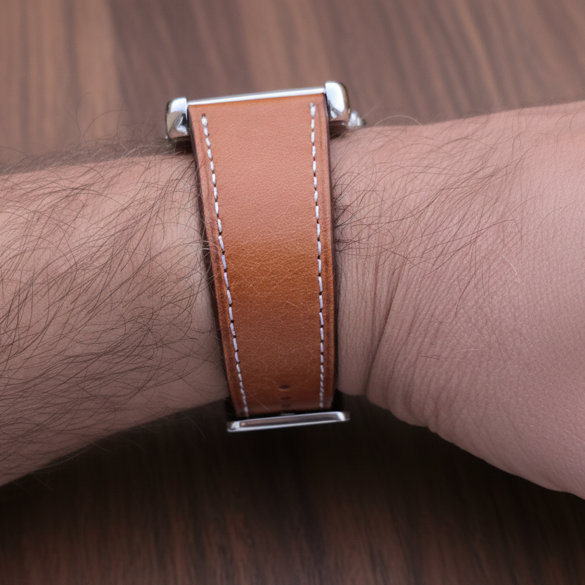 Pueblo Leather Watch Strap - Tan Slim