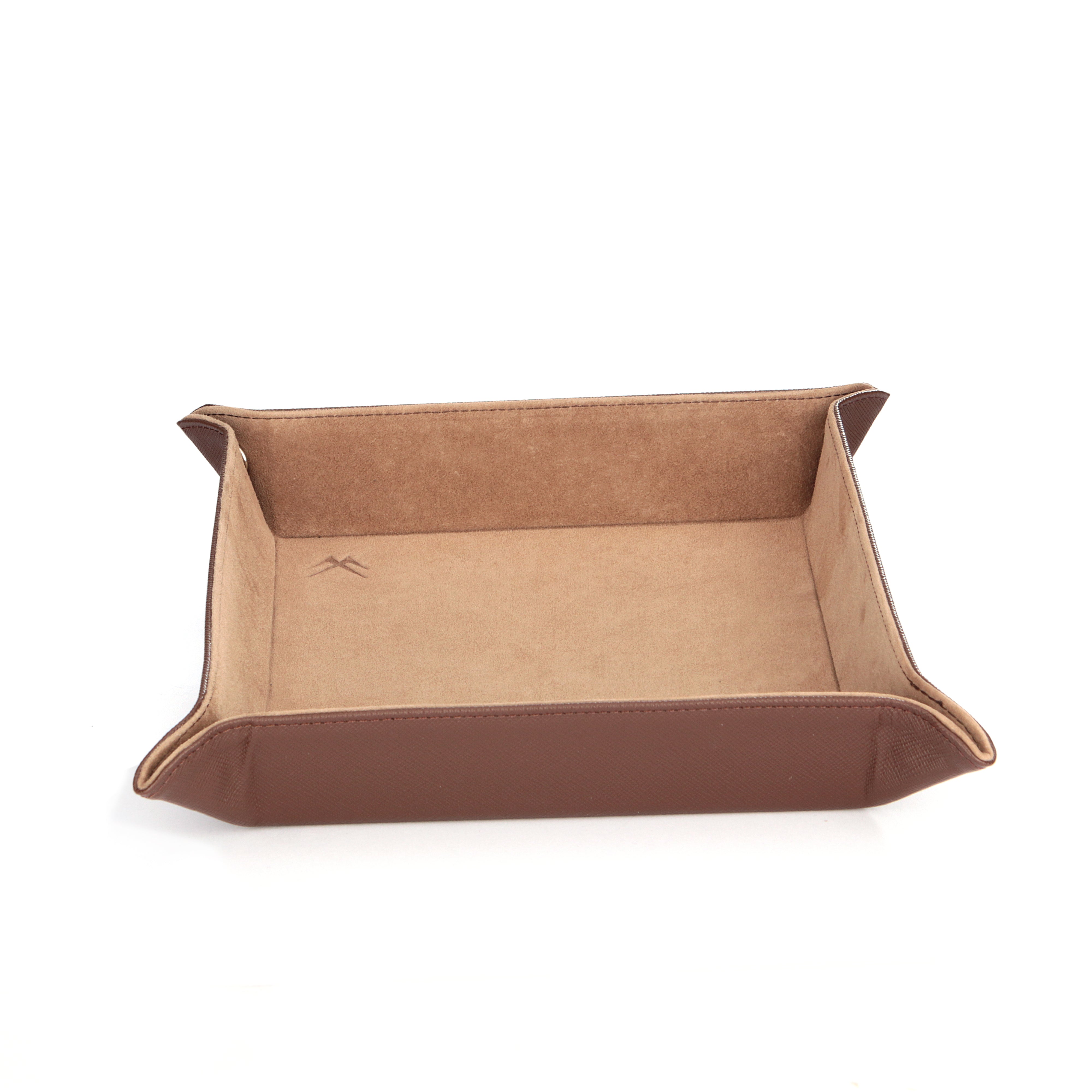 Octavia Leather Vallet Organizer - Brown