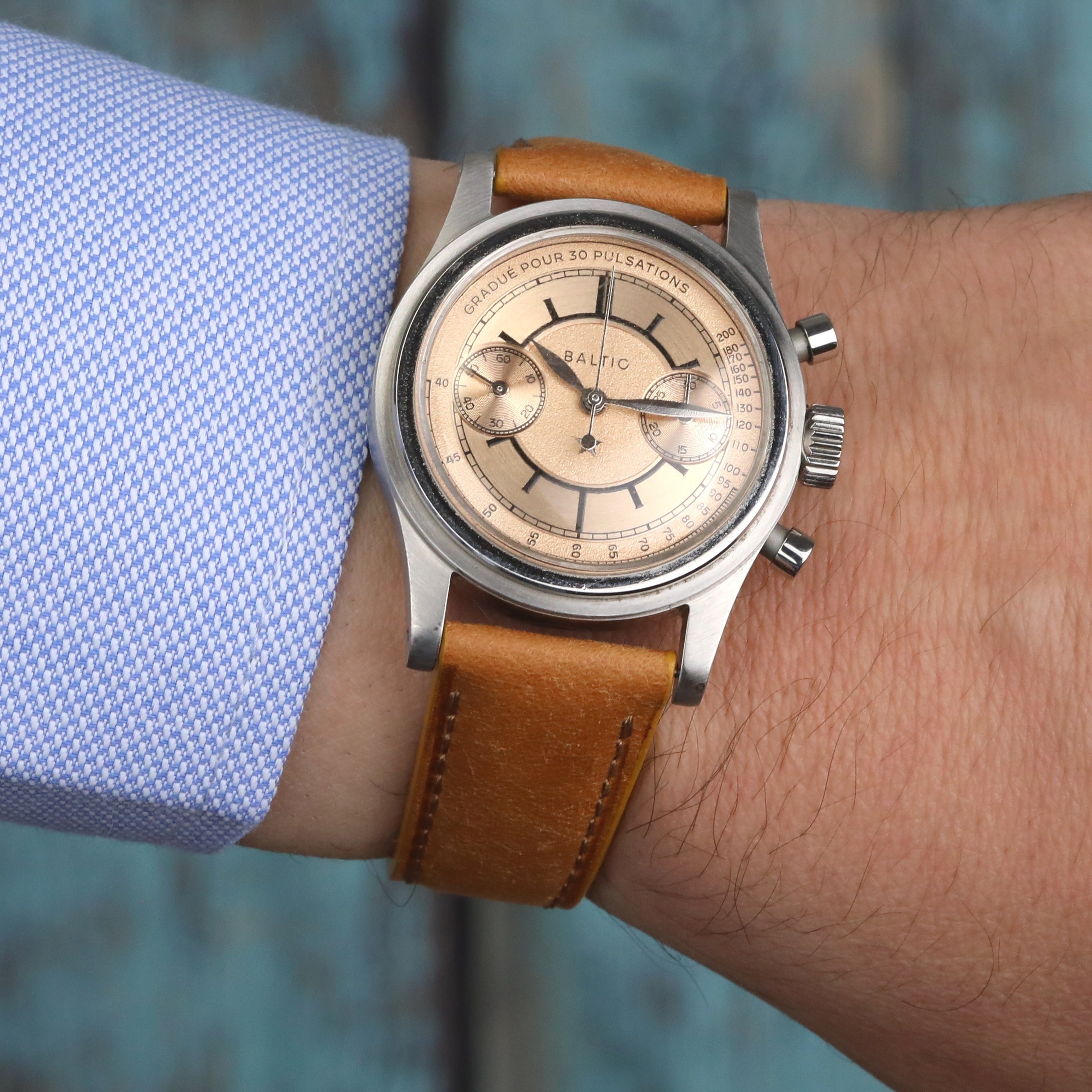 Pueblo Leather Watch Strap - Tan