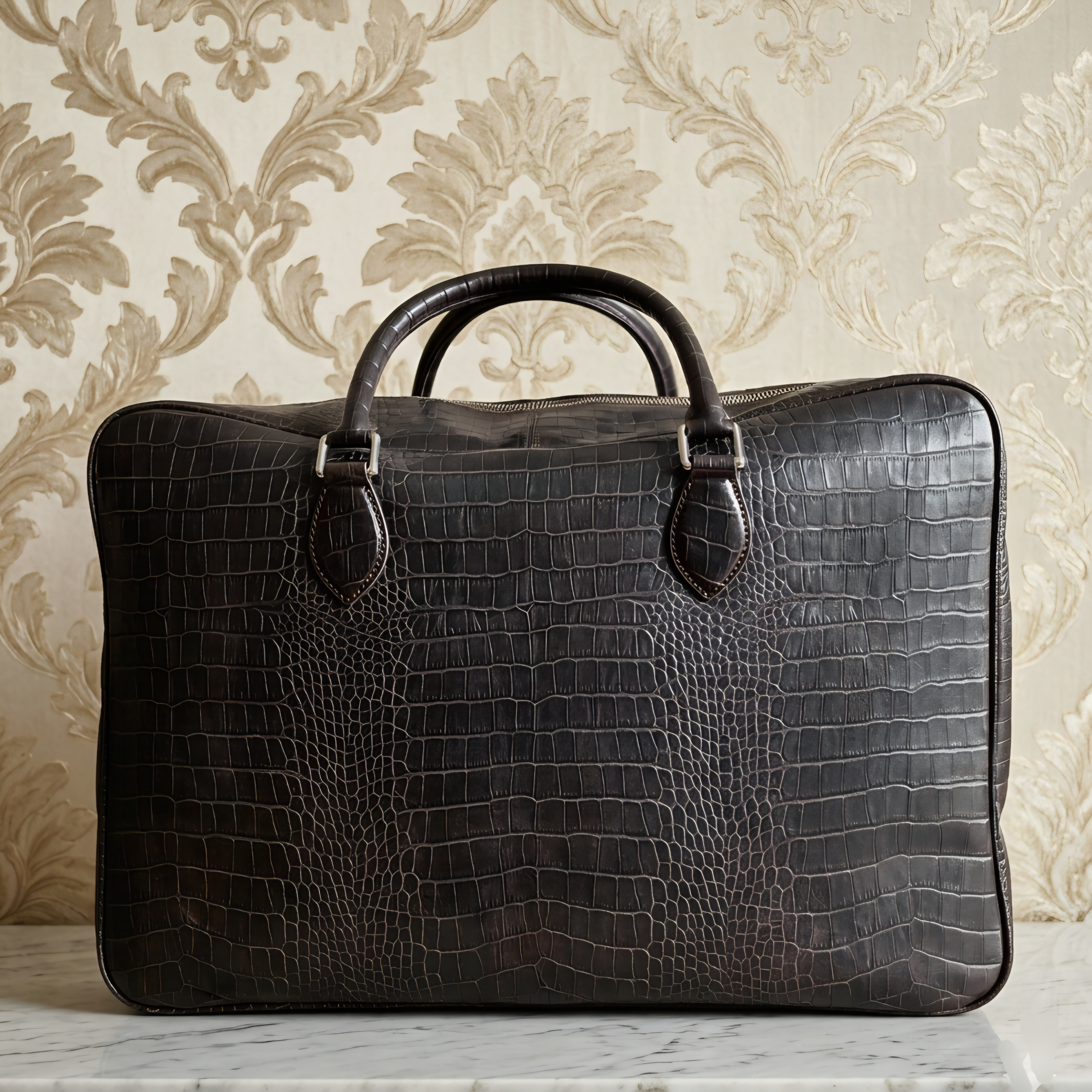 Leather Weekender - Dark Brown