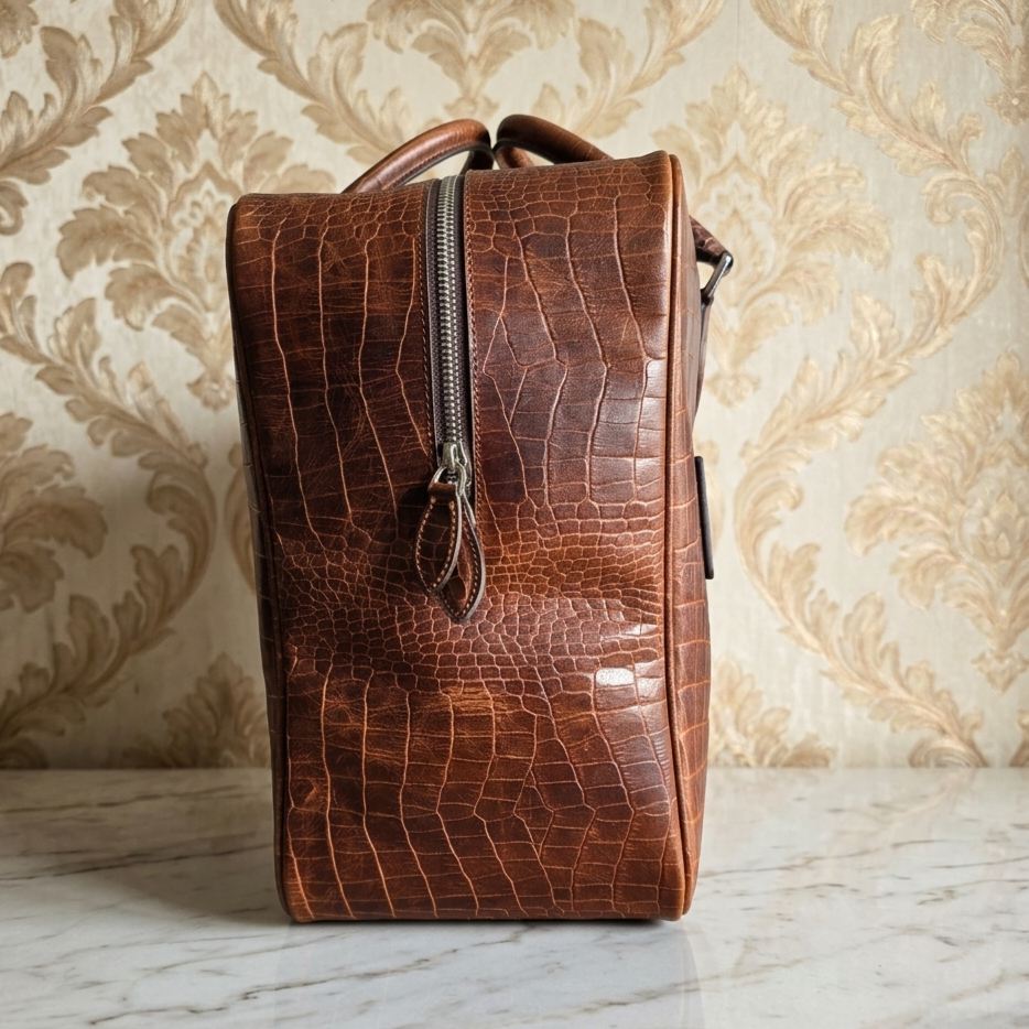 Leather Weekender - Brown