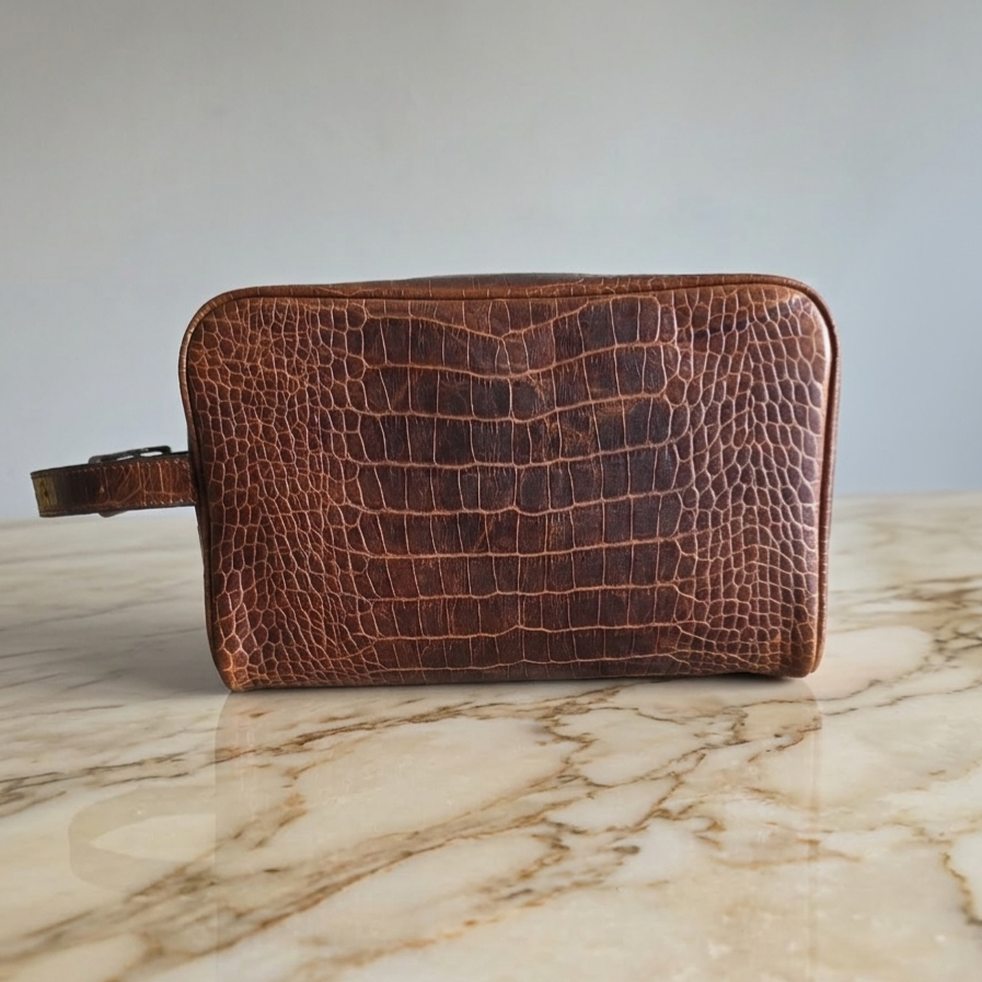 Leather Daffle Bag -