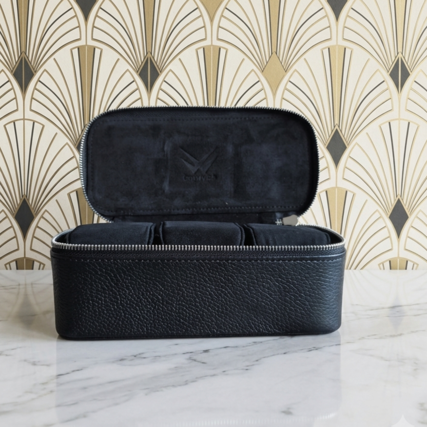 Anok Watch Travel Case for 3 / Black