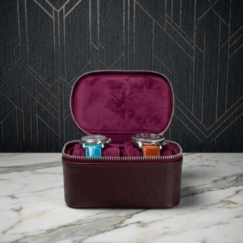 Anok Watch Travel Case for 2 / Violet