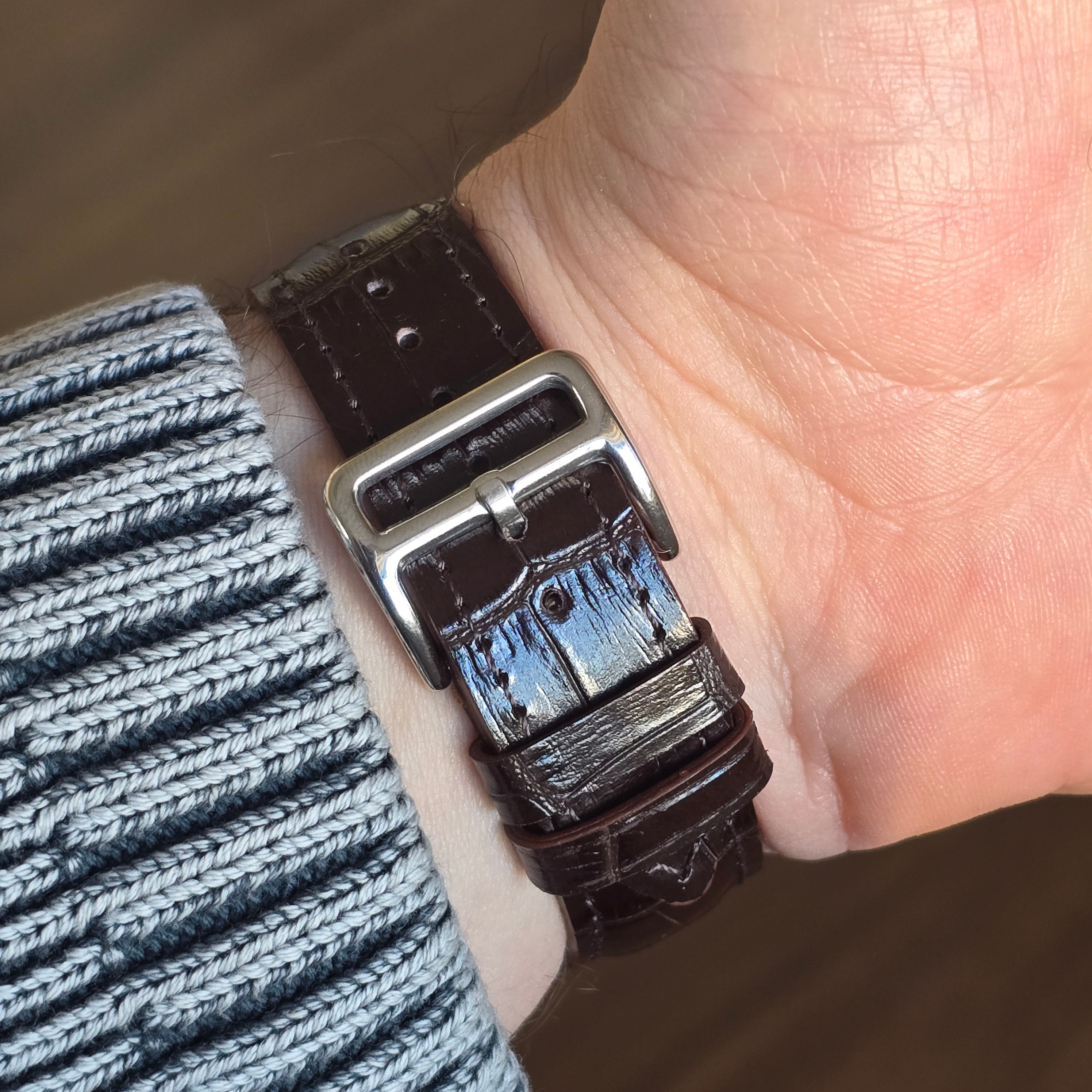 Tsuyosa Leather Strap - D. Brown