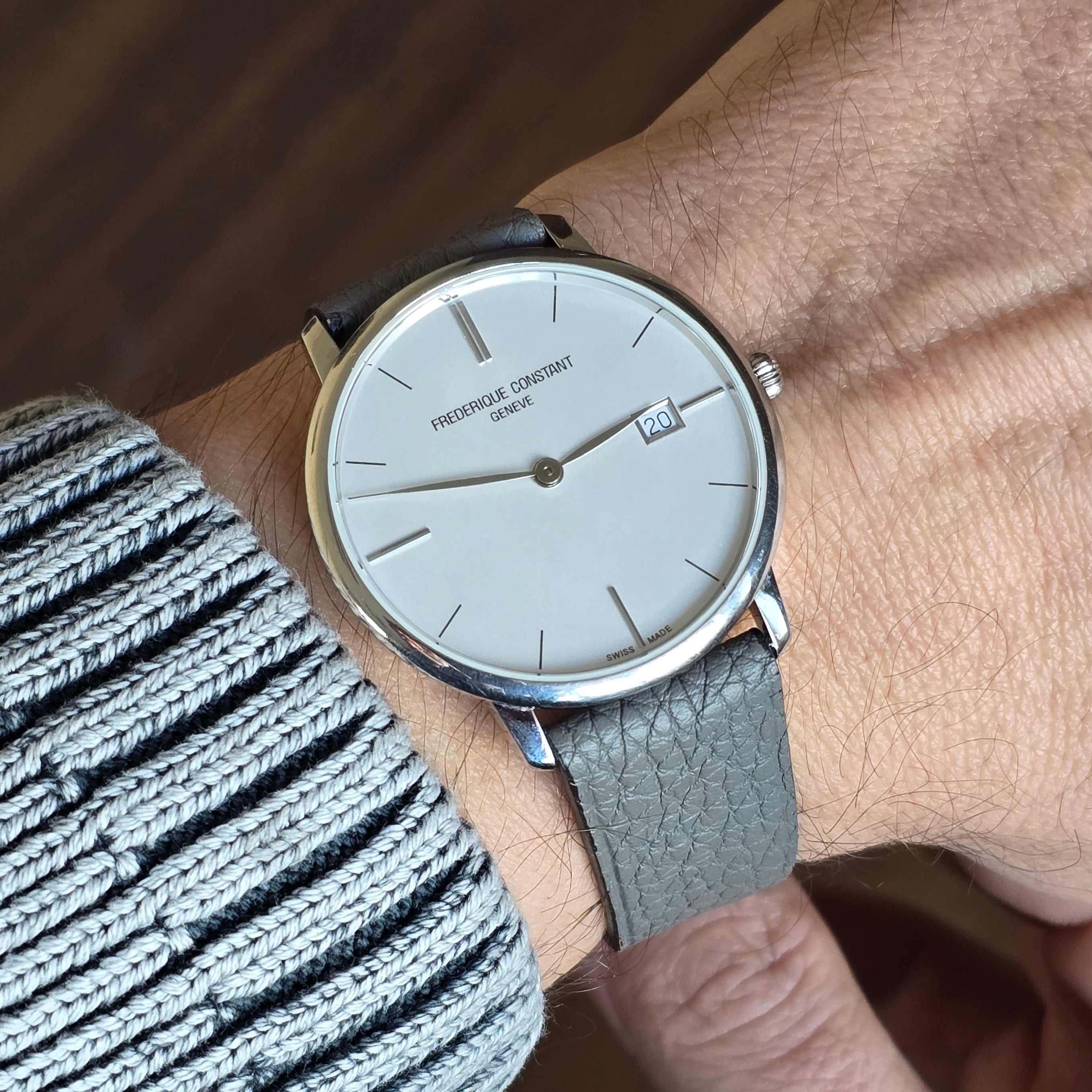 Embossed Leather Strap