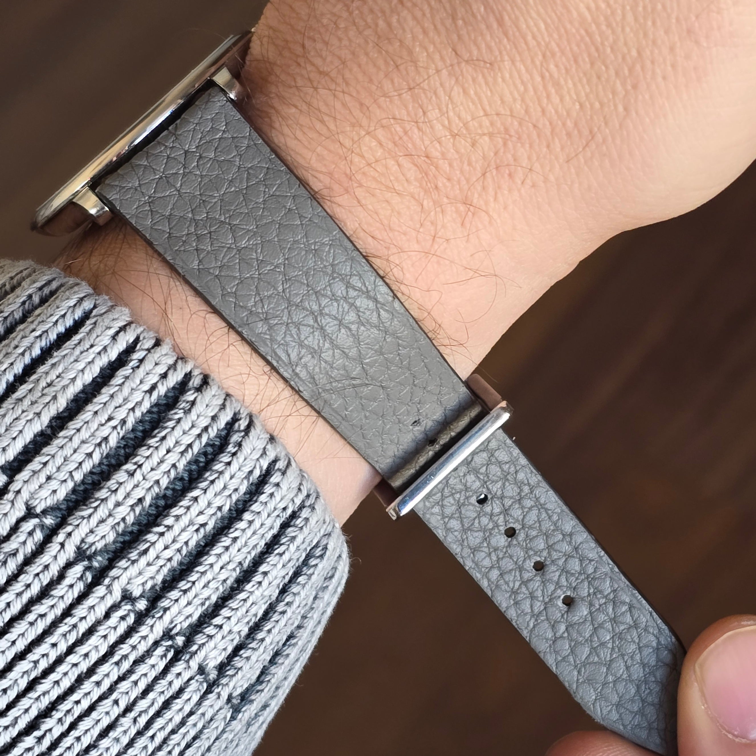 Embossed Leather Strap