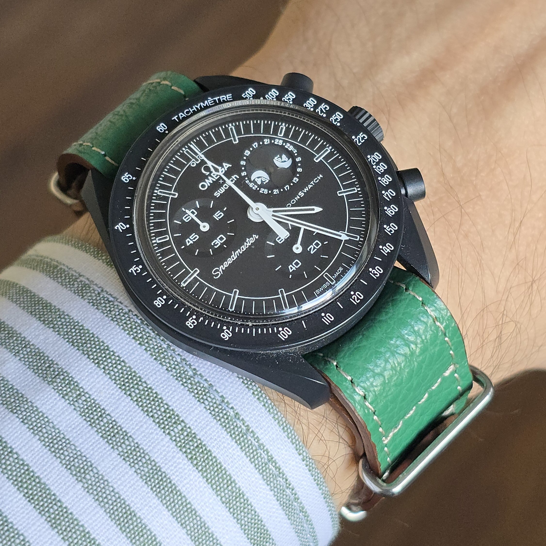 Nato Leather Watch Strap