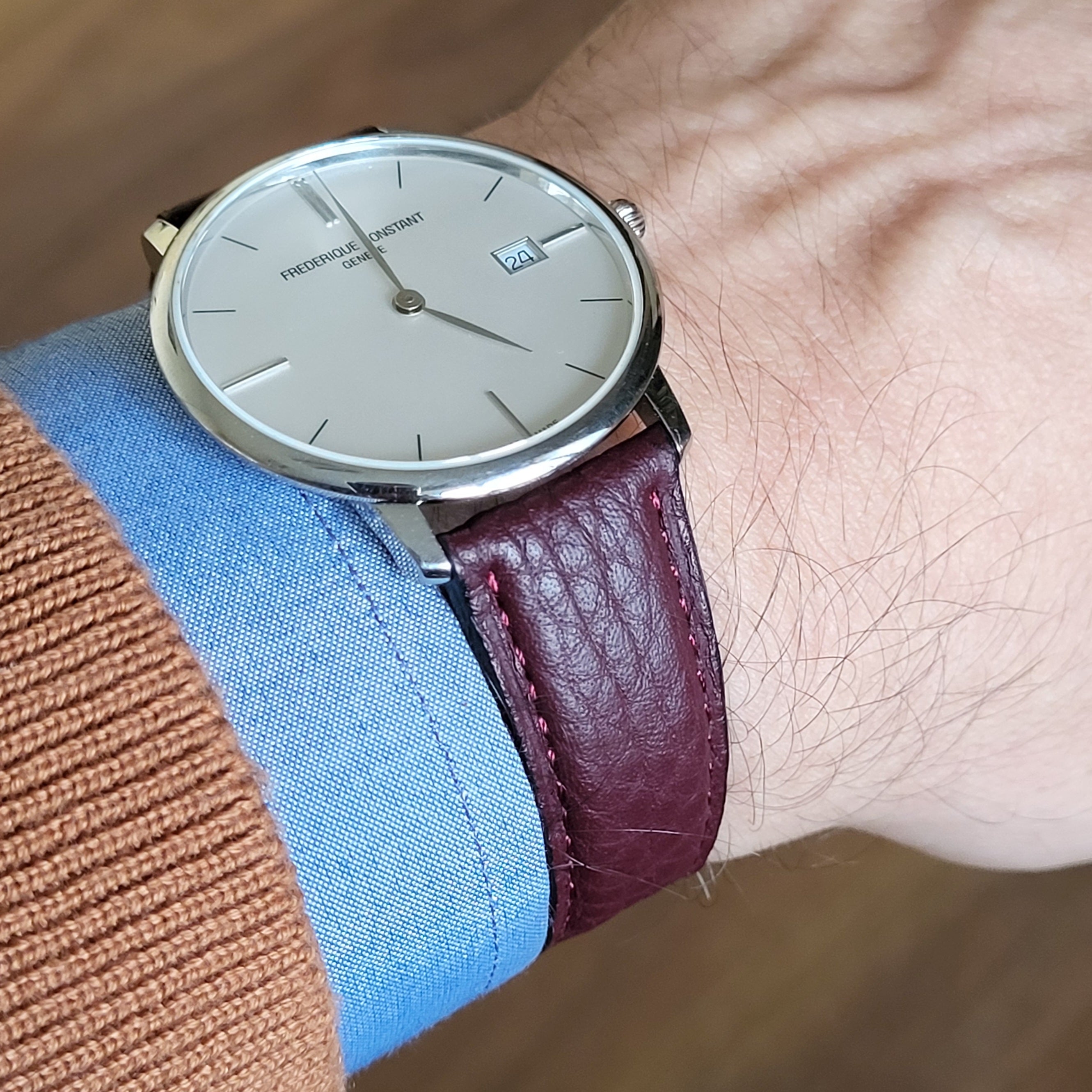 Embossed Leather Strap