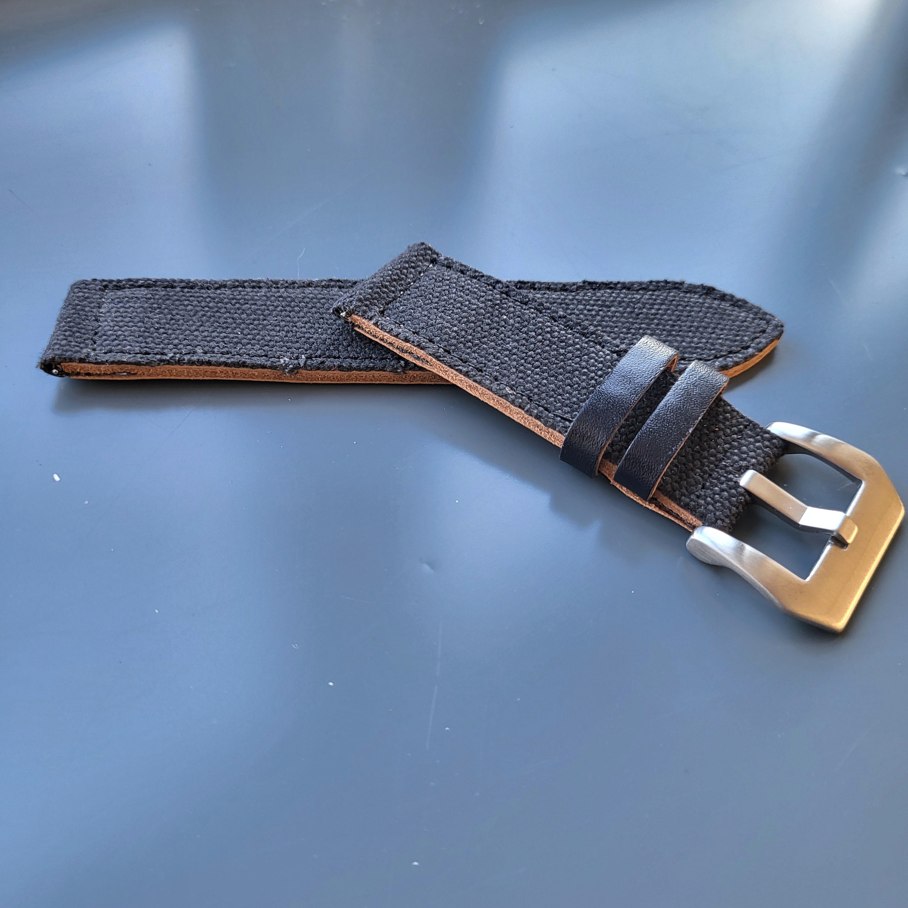 Canvas Watch Strap - Black