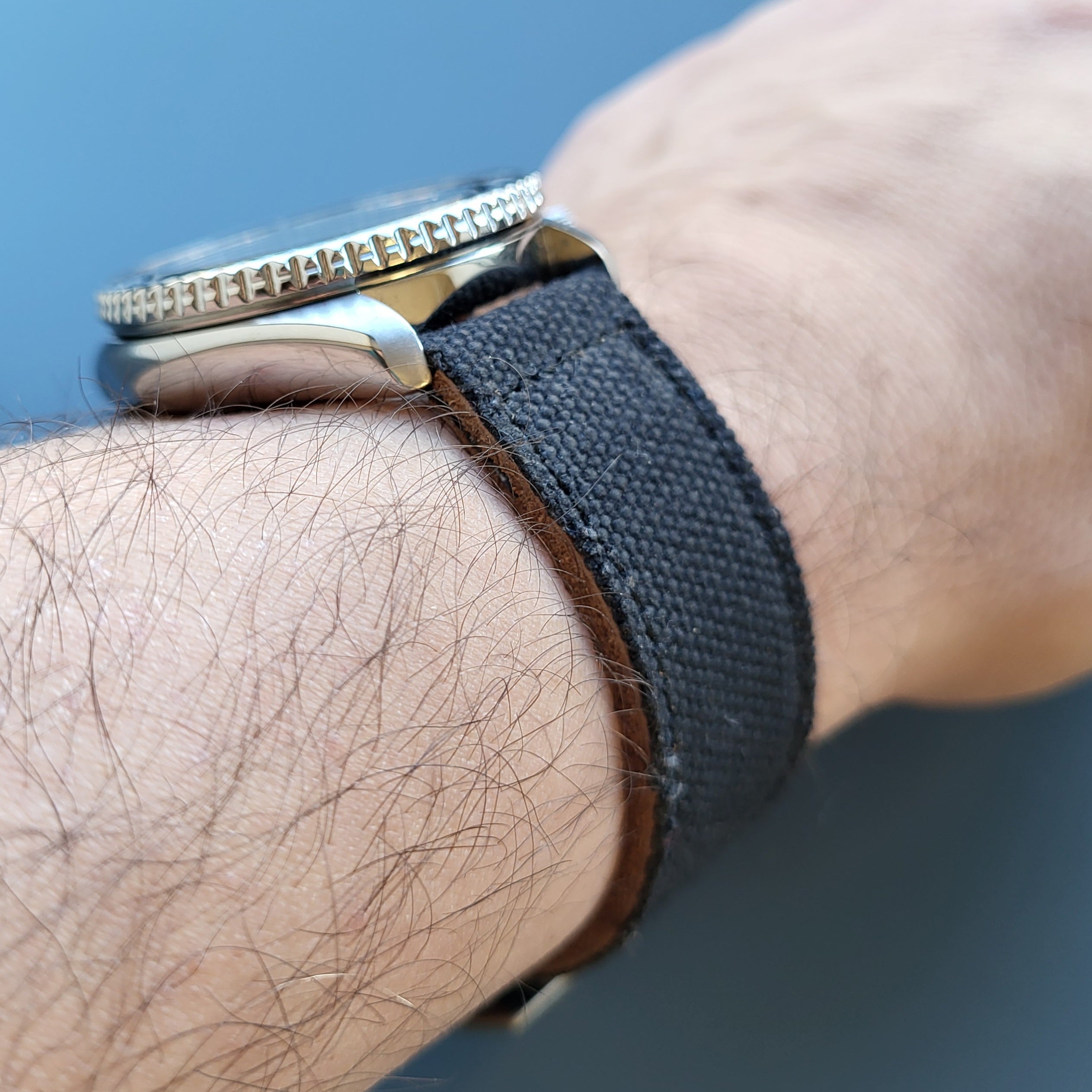 Canvas Watch Strap - Black