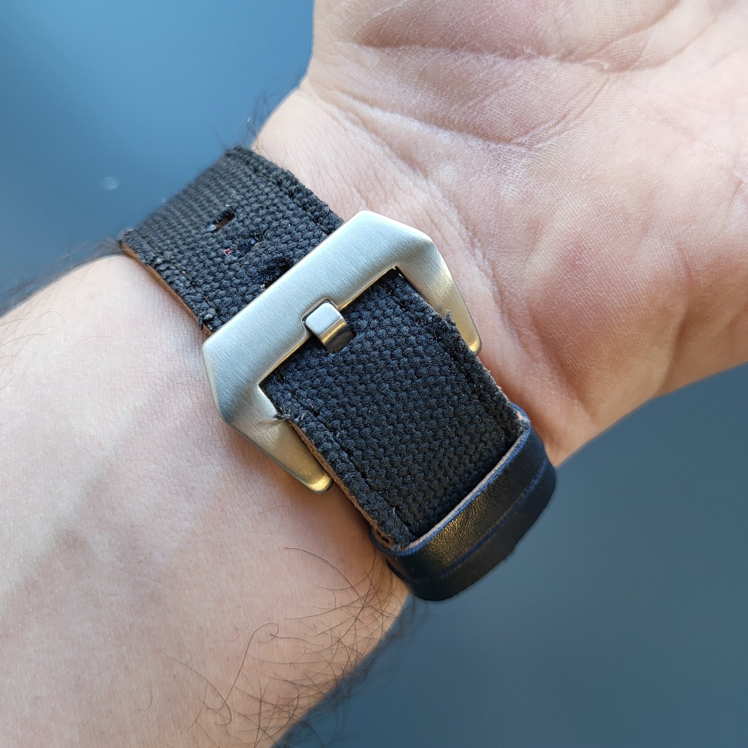 Canvas Watch Strap - Black