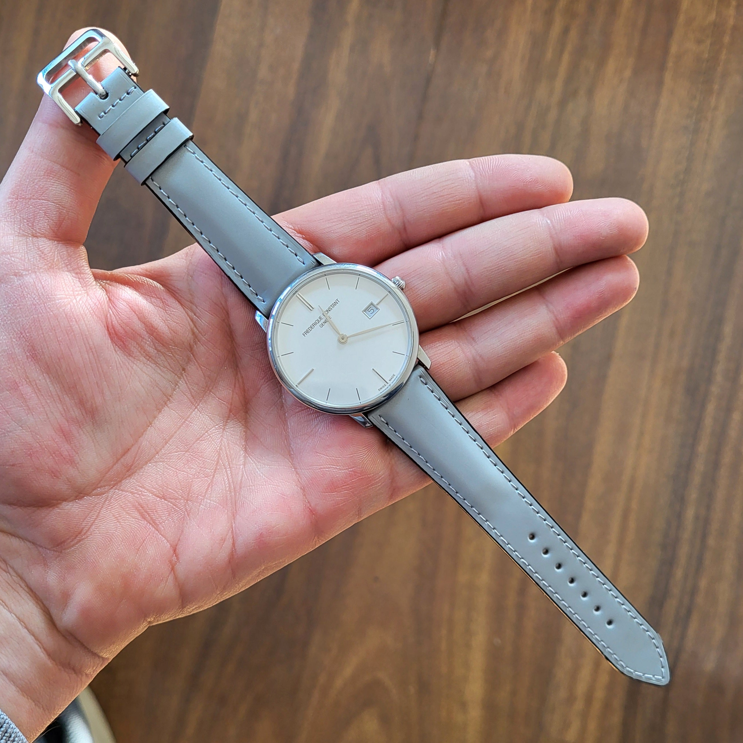 Napa Leather Strap - Beige
