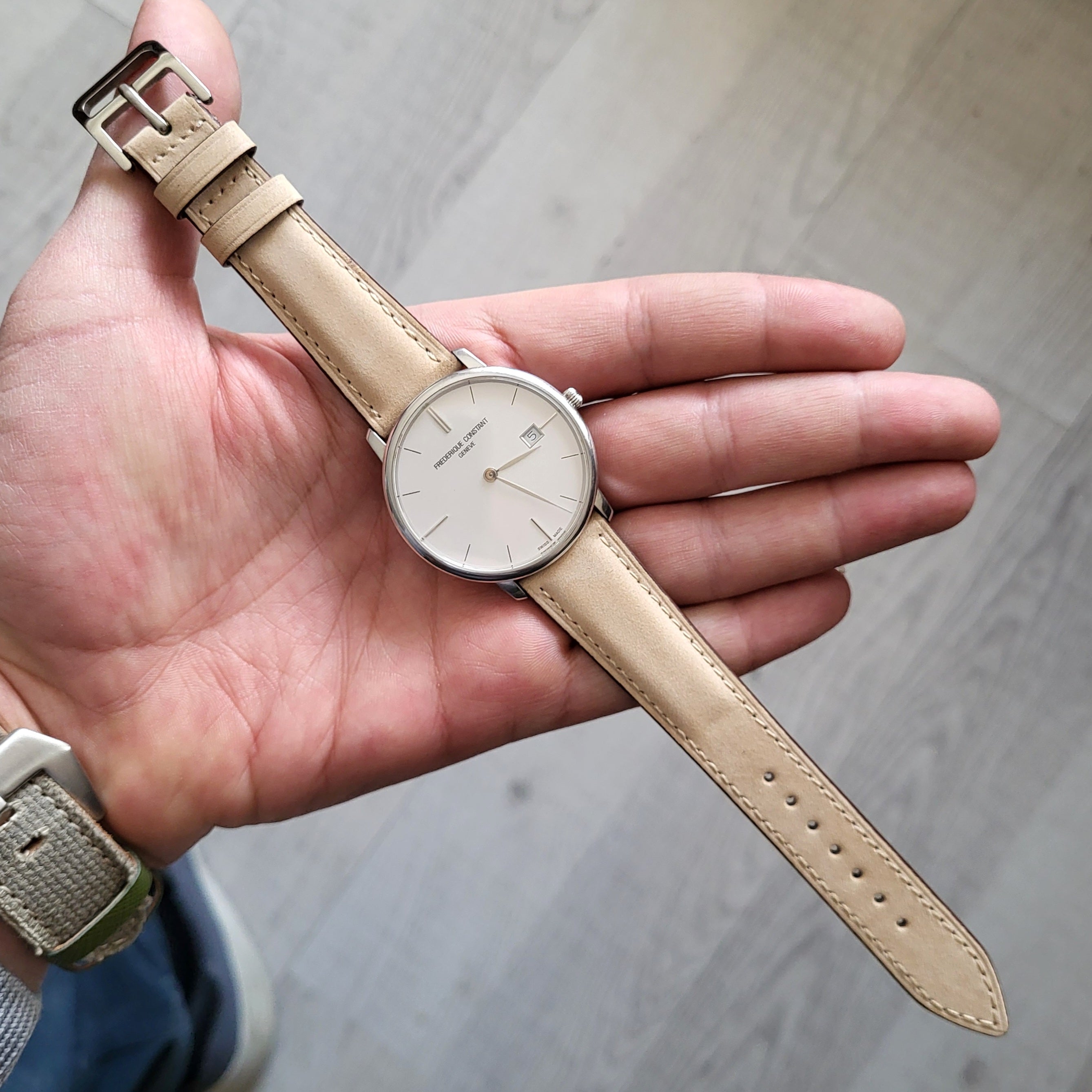 Nubuck Leather Strap