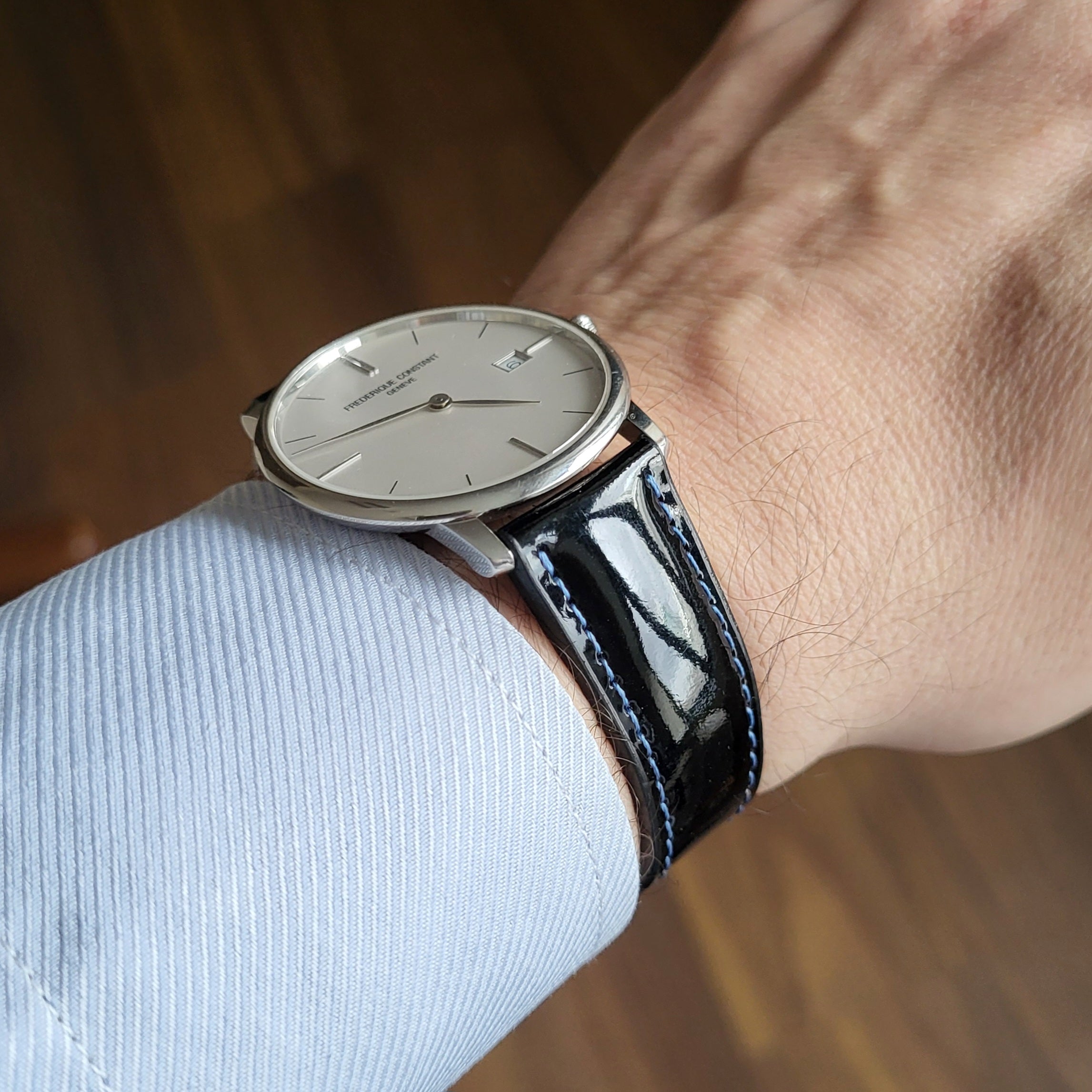 Patent Leather Strap - Black