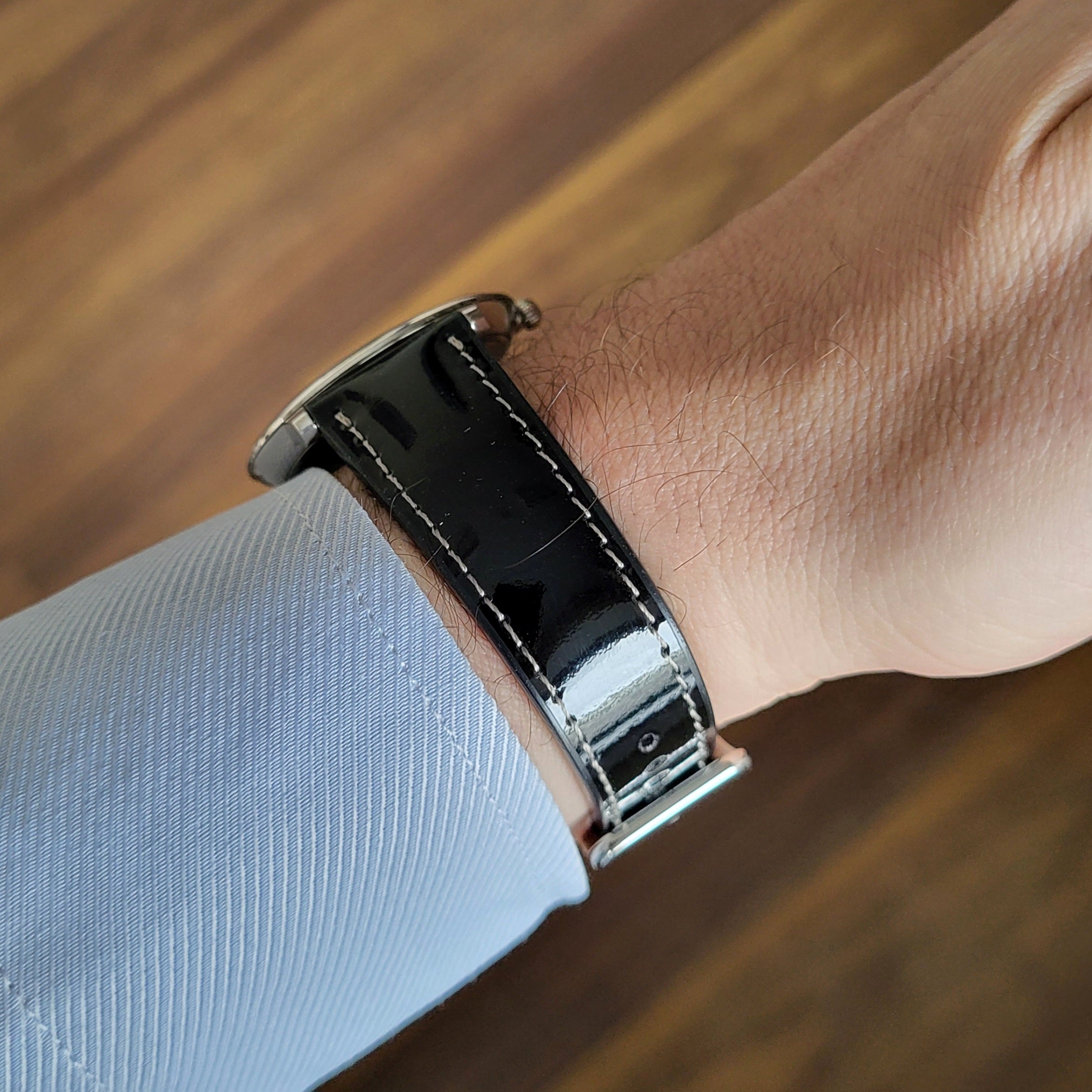 Patent Leather Strap - Black