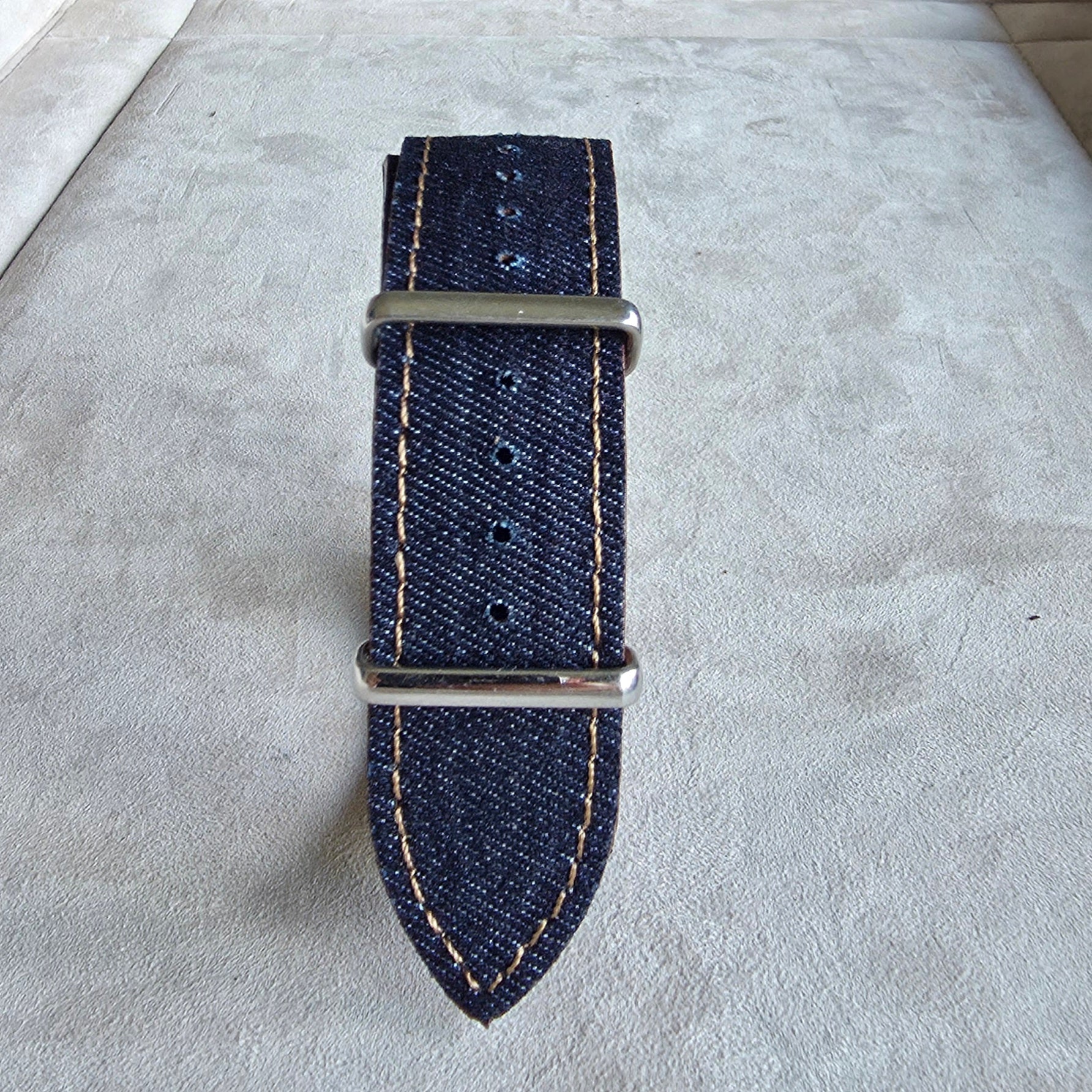 Nato Denim Watch Strap / D. Blue