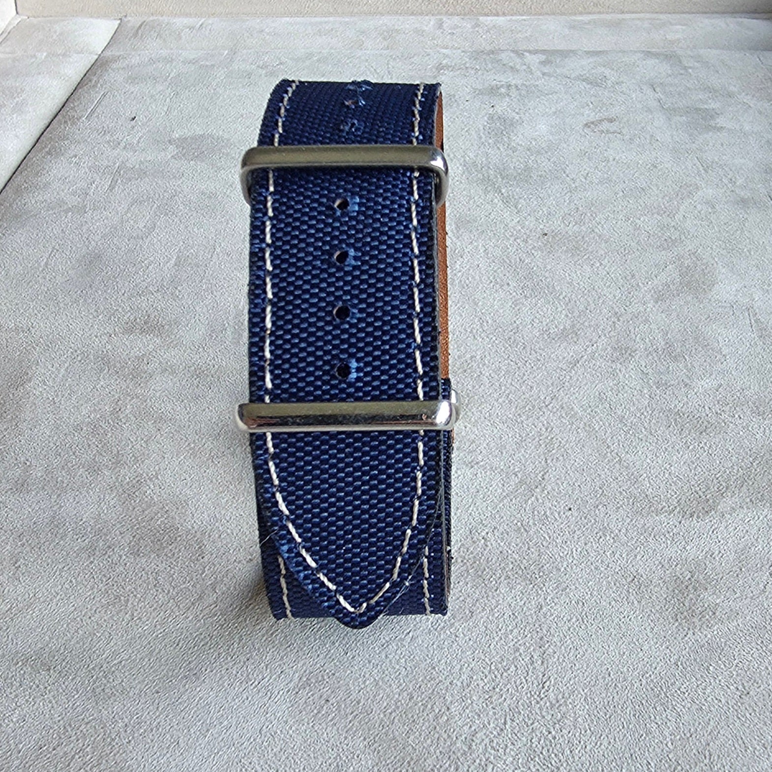 Nato Textile Watch Strap / D. Blue