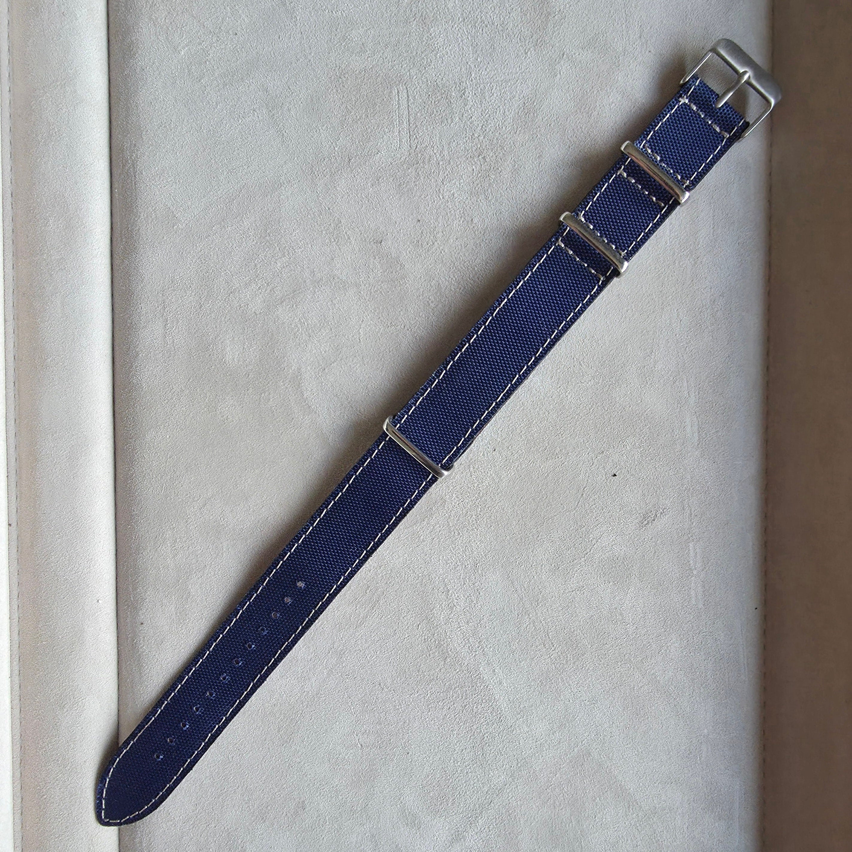 Nato Textile Watch Strap / D. Blue