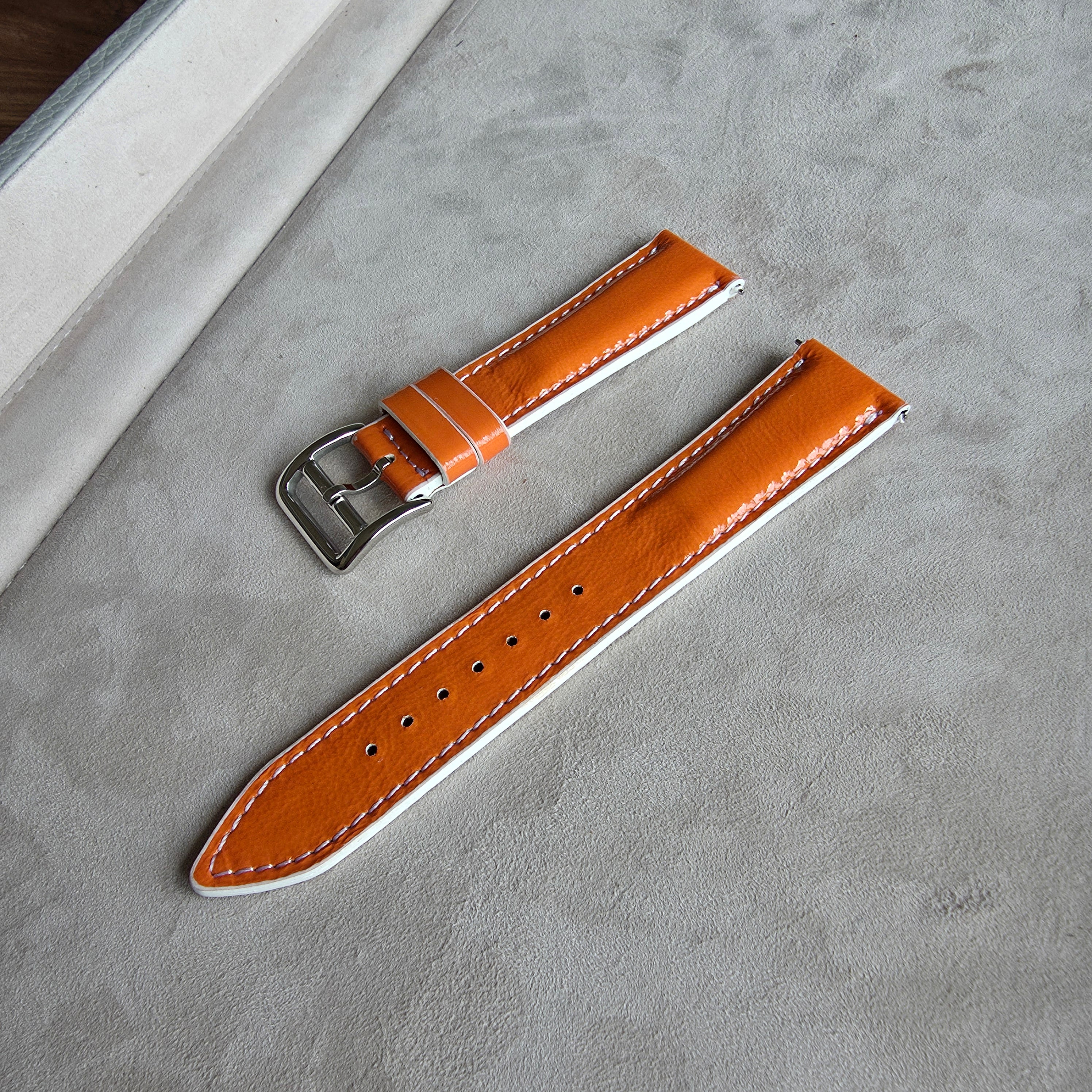 Sunshine Leather Strap / Orange