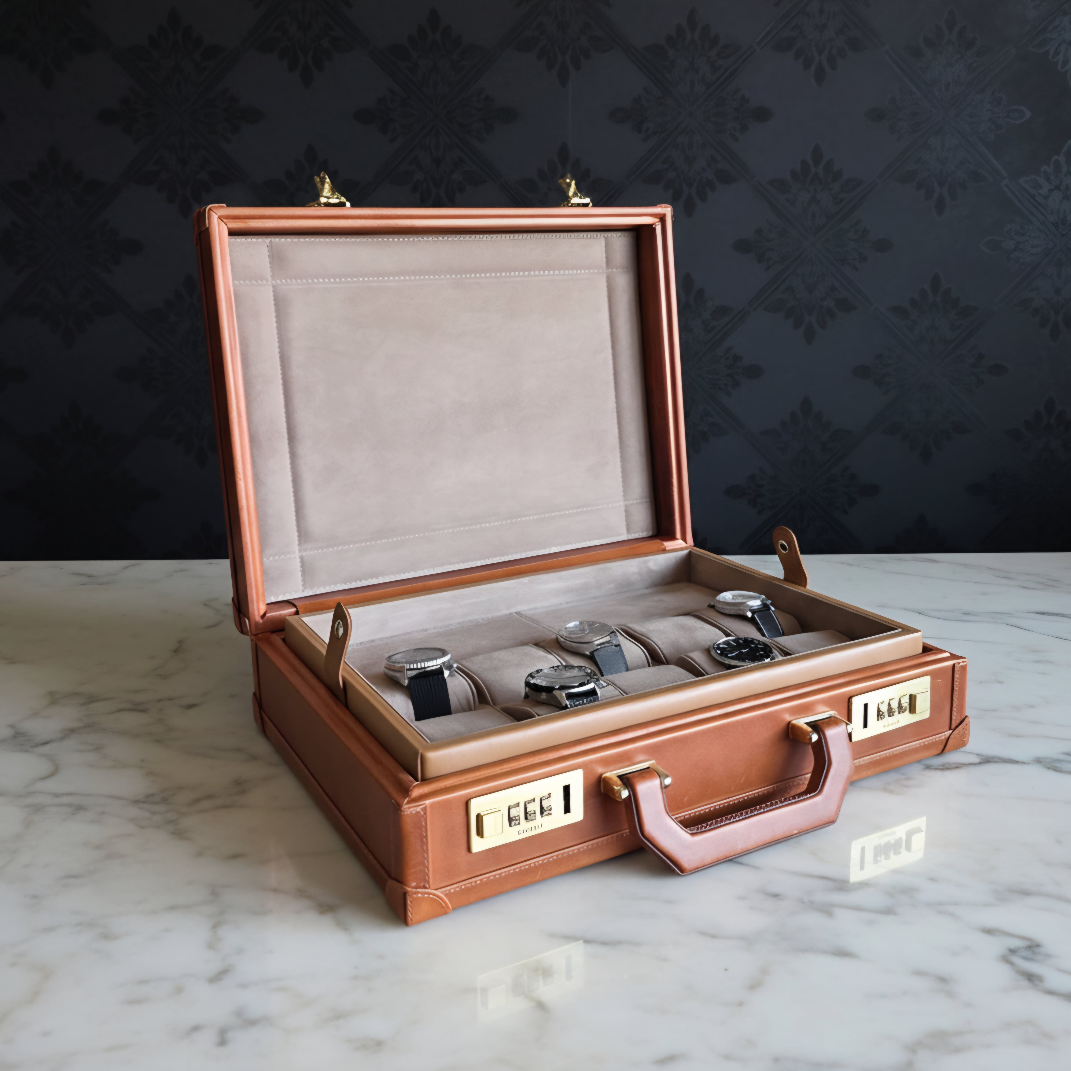 Bond Watch Case for 10  / Tan - Brown