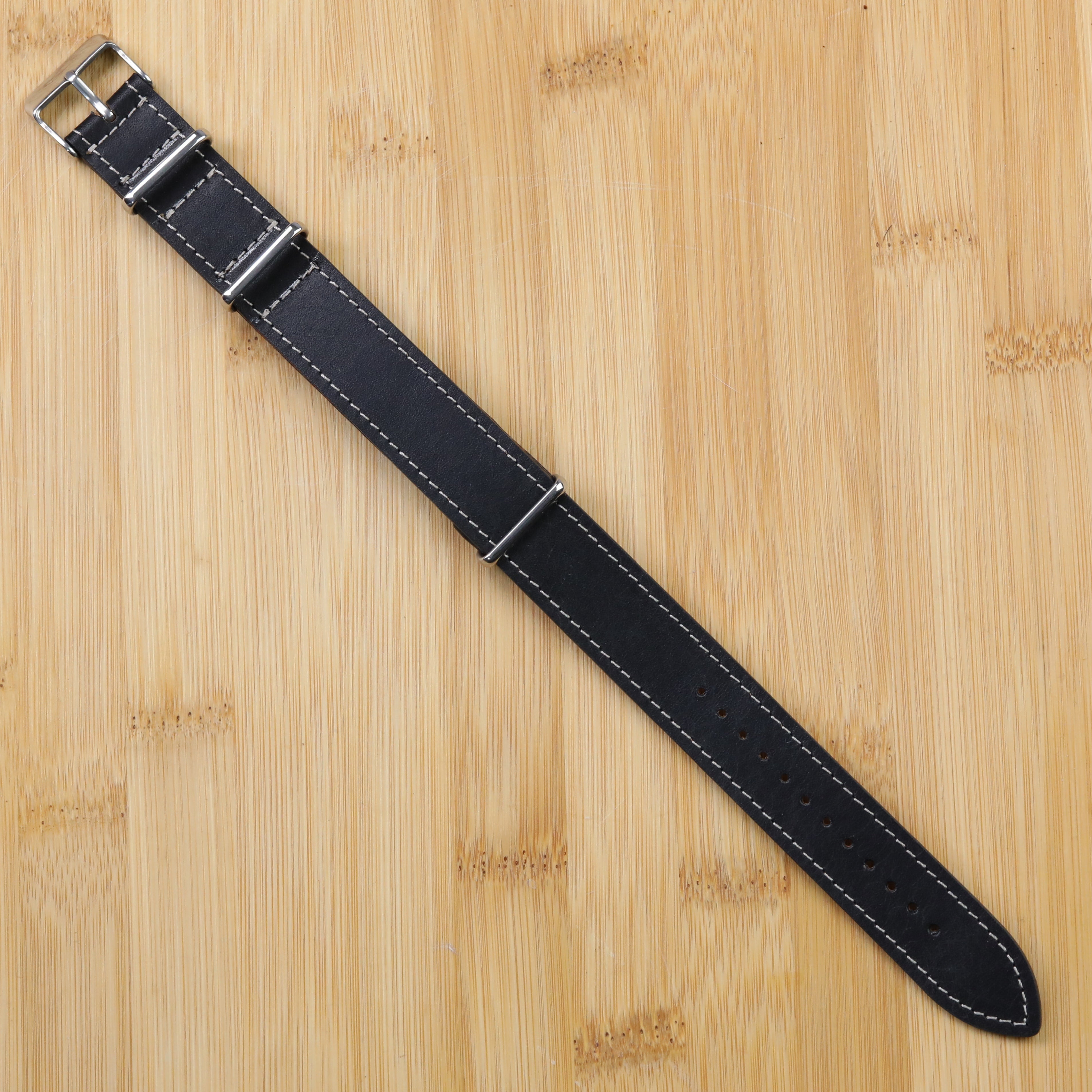 Nato Leather Watch Strap
