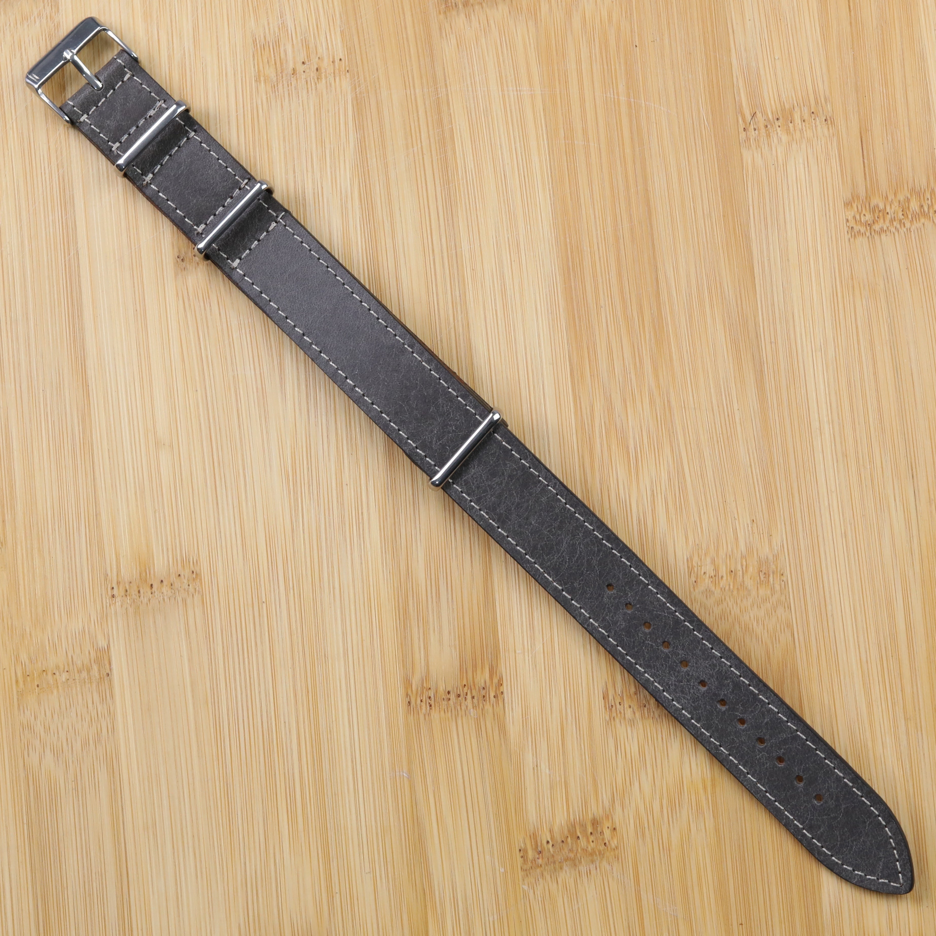 Nato Leather Watch Strap