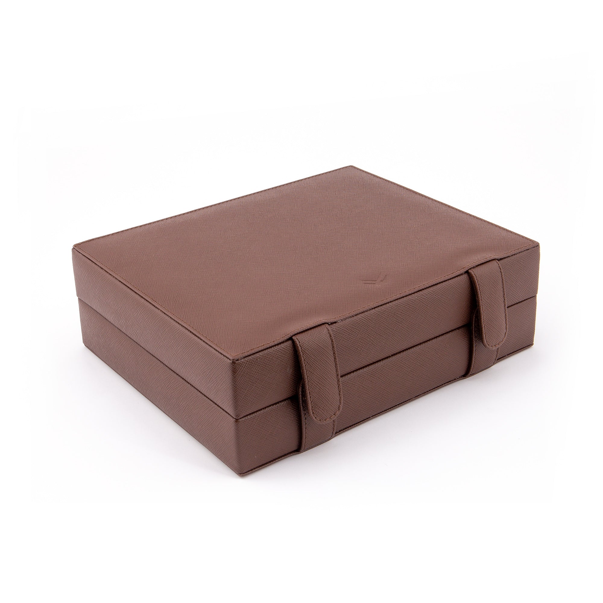 Leather Watch Box for 6 / Brown