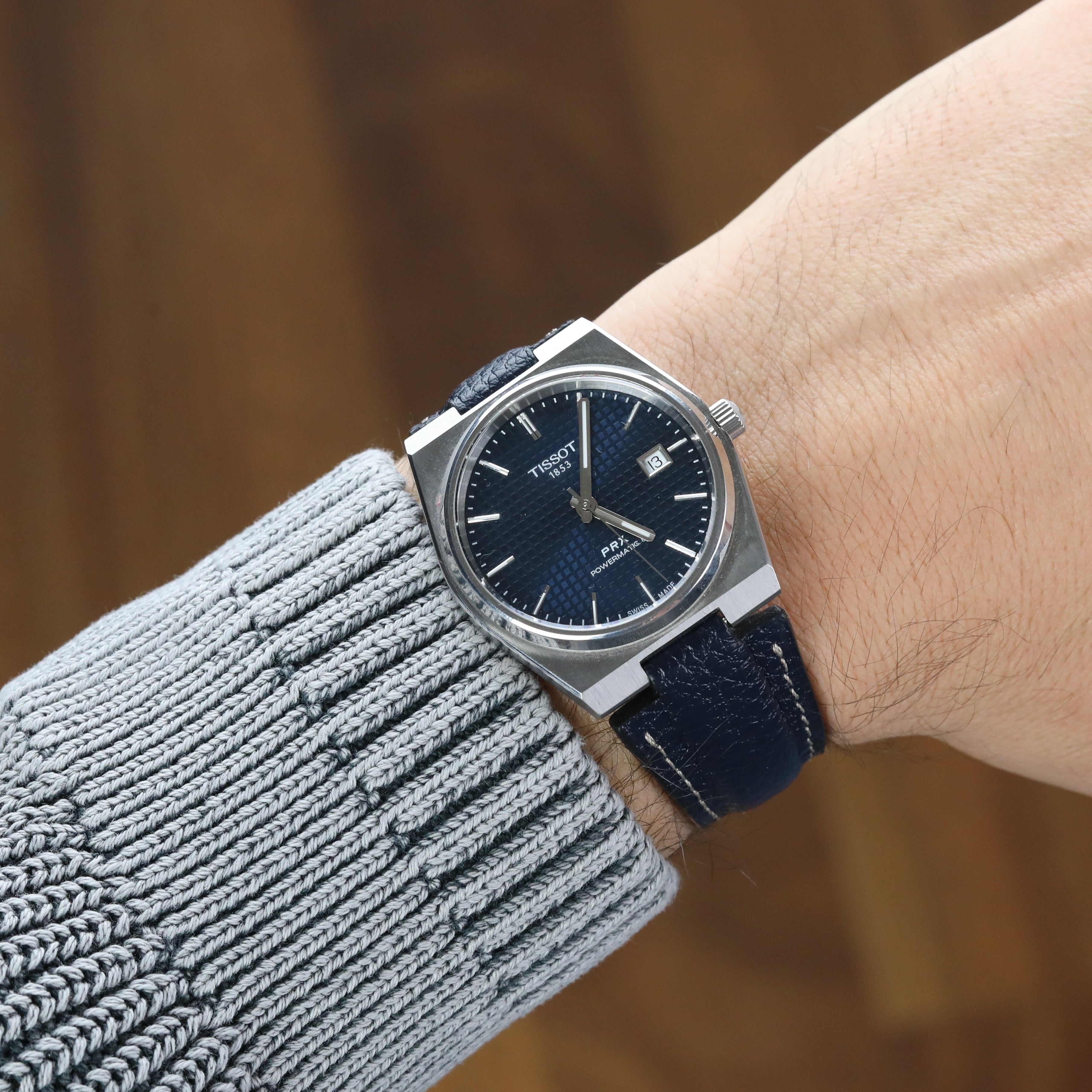 Prx Leather Strap - D. Blue