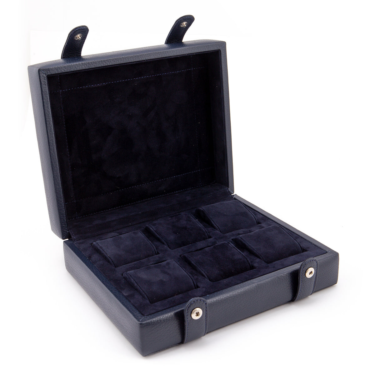 Arca Temporis Leather Watch Box for 6 / D.Blue