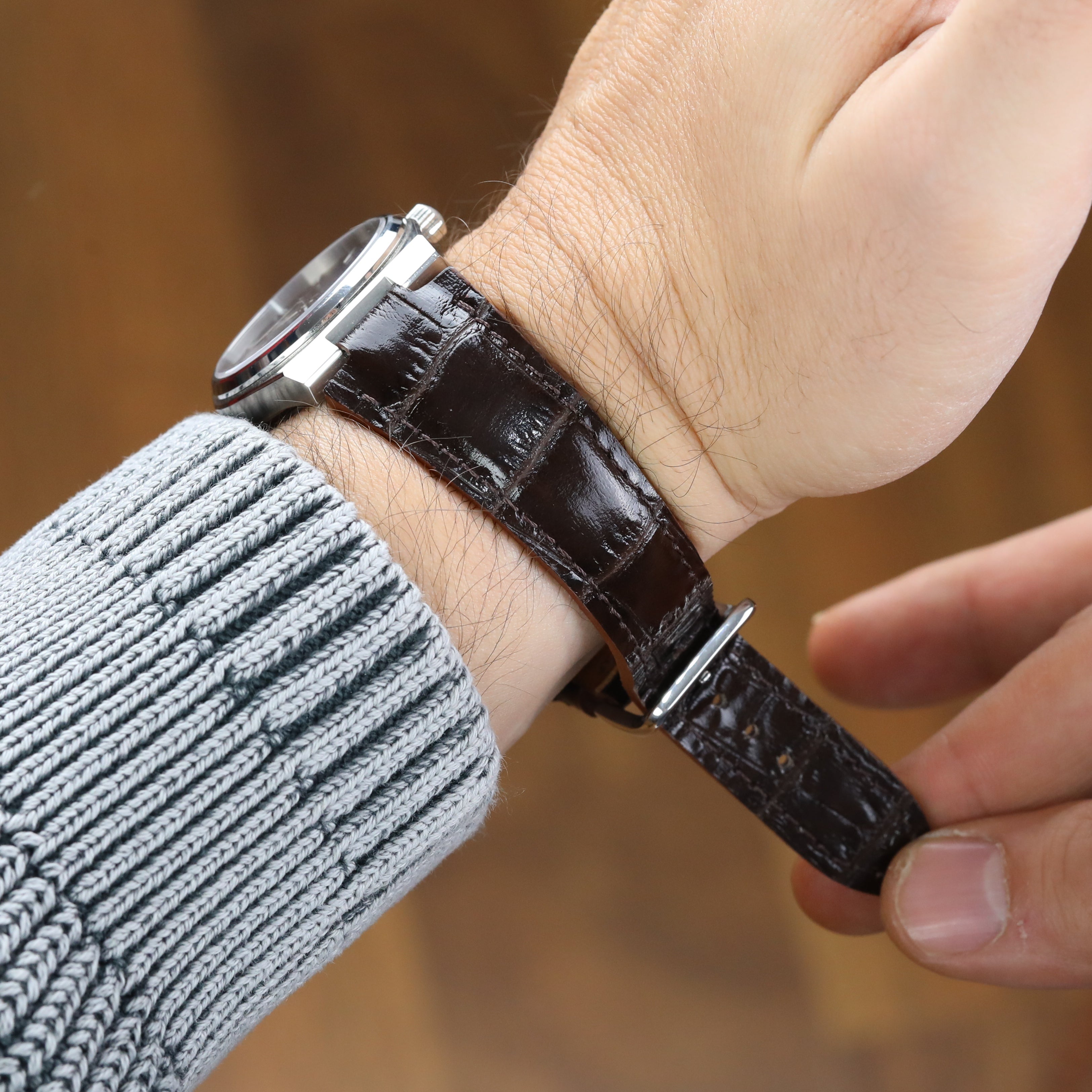 Prx Leather Strap - Brown
