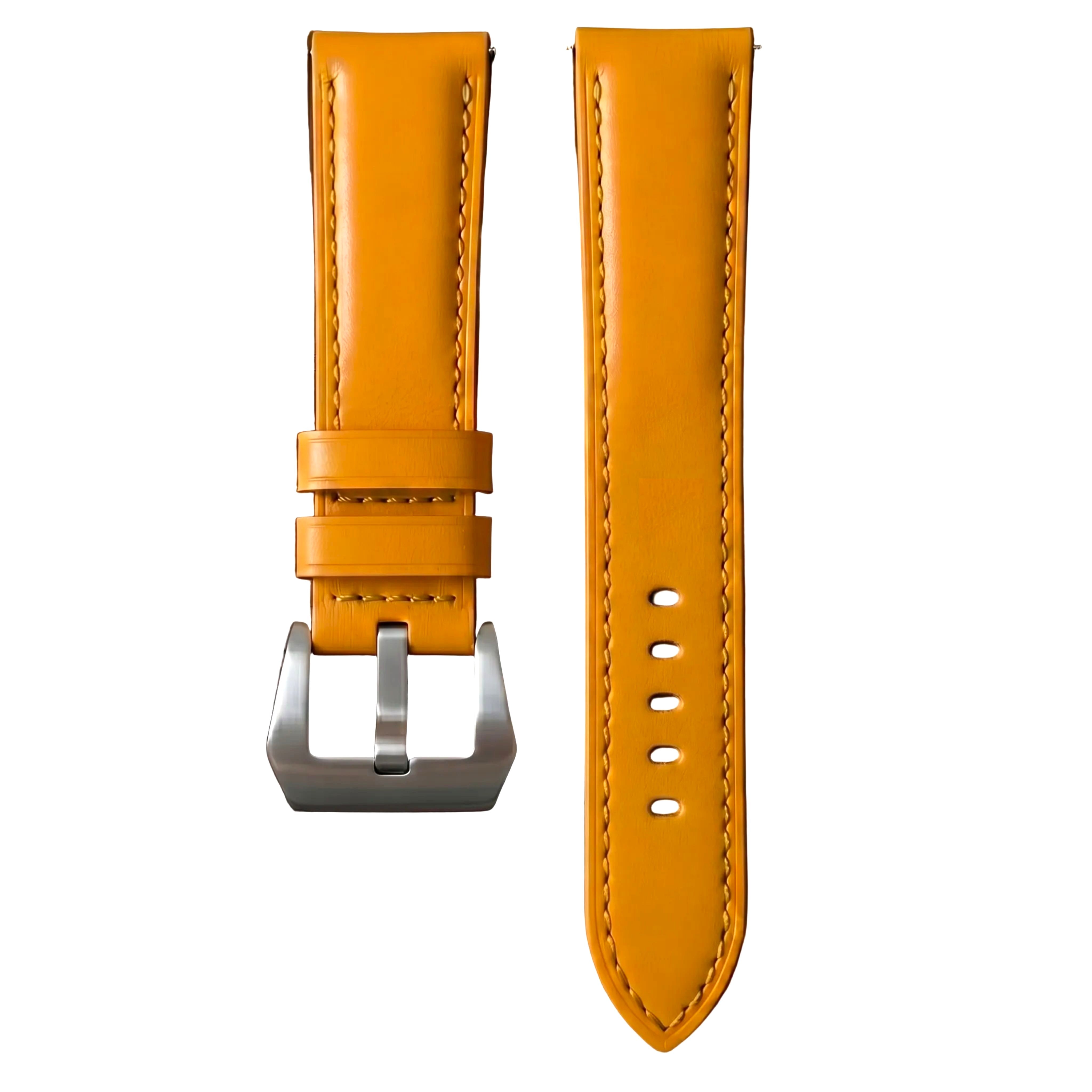 Florentine Series Leather Strap / Yellow